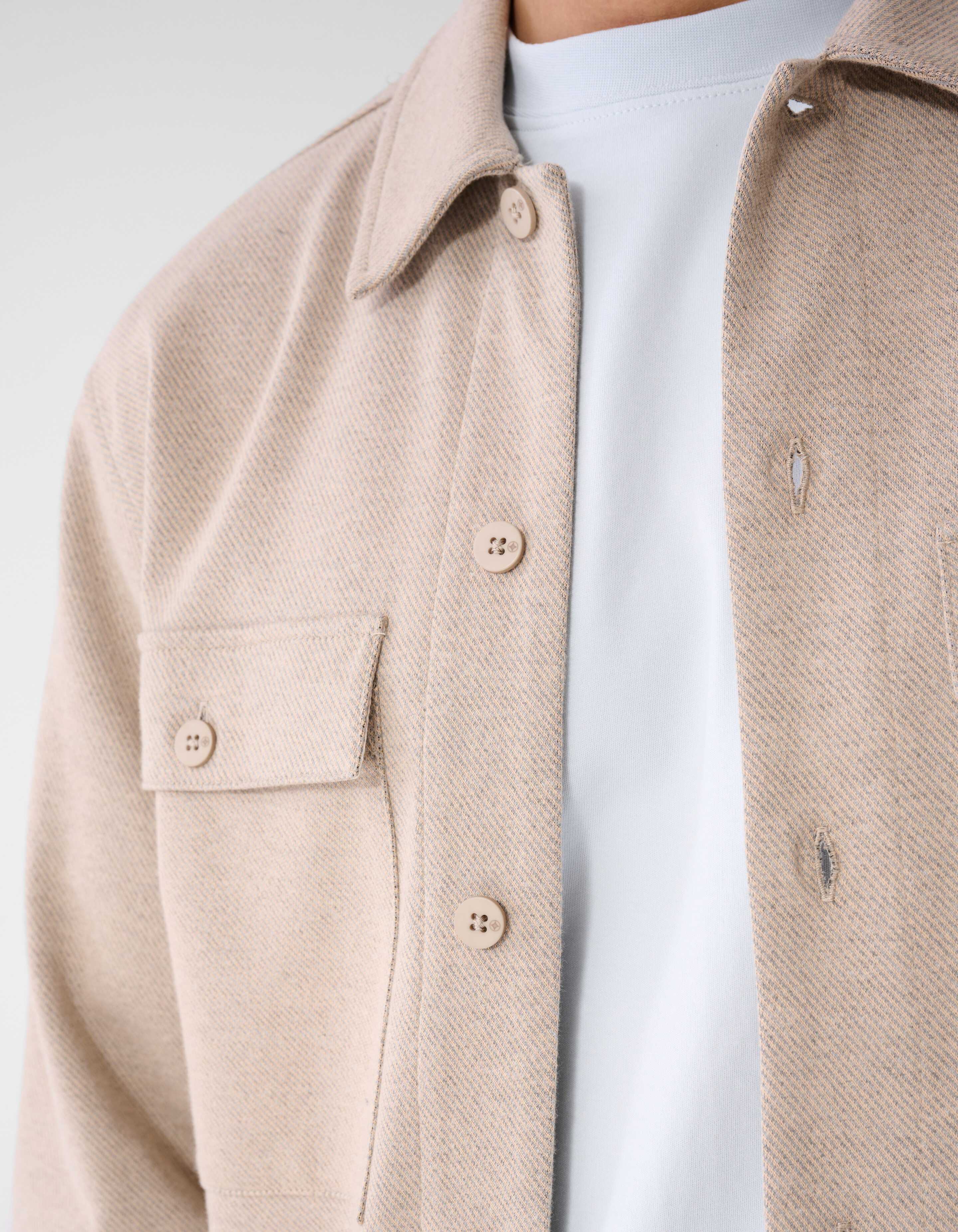 Soft Overshirt Lichtbruin SHOEBY MEN