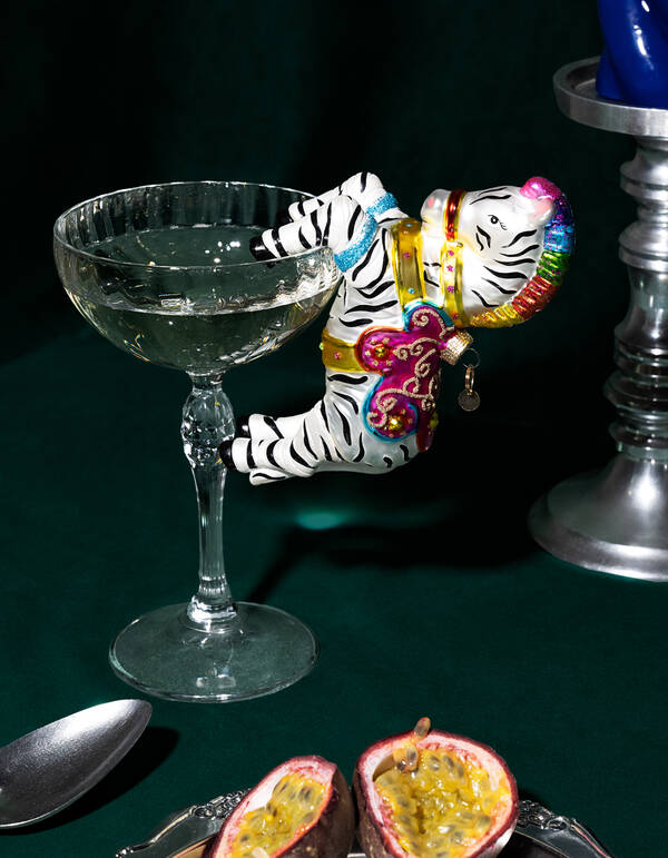 Circus Zebra Kerstbal Multicolor By Fred SHOEBY ACCESSOIRES