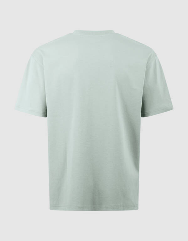 Embroidery Spark T-shirt Lichtgroen SHOEBY MEN