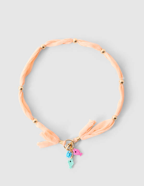 Charm Scarf Ketting Lichtroranje SHOEBY GIRLS