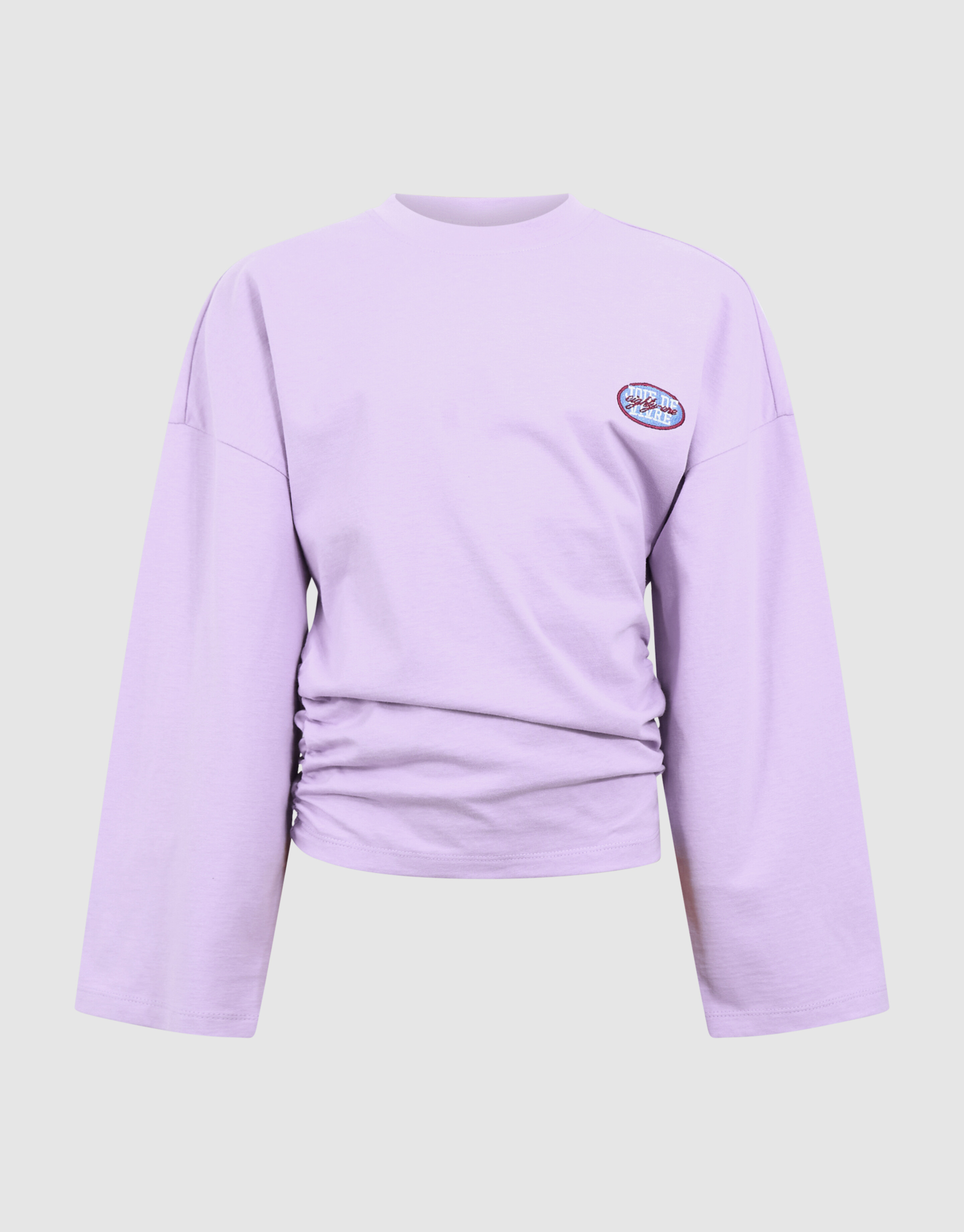 Gathered Longsleeve Top Paars SHOEBY GIRLS
