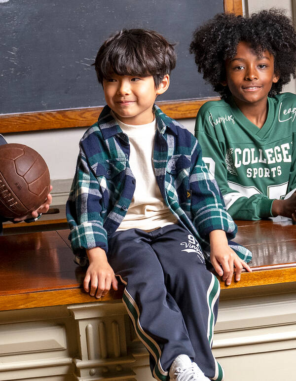 Geruit Overshirt Donkerblauw Shoeby X Vingino SHOEBY BOYS