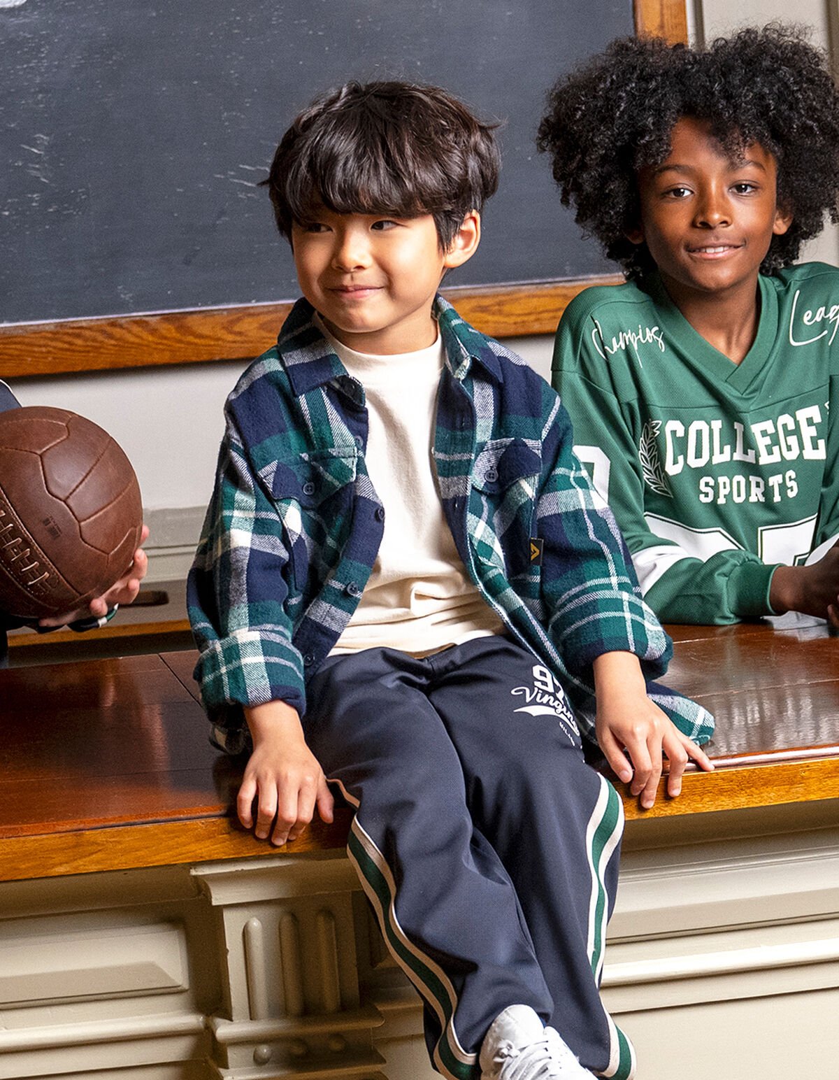 Geruit Overshirt Donkerblauw Shoeby X Vingino SHOEBY BOYS