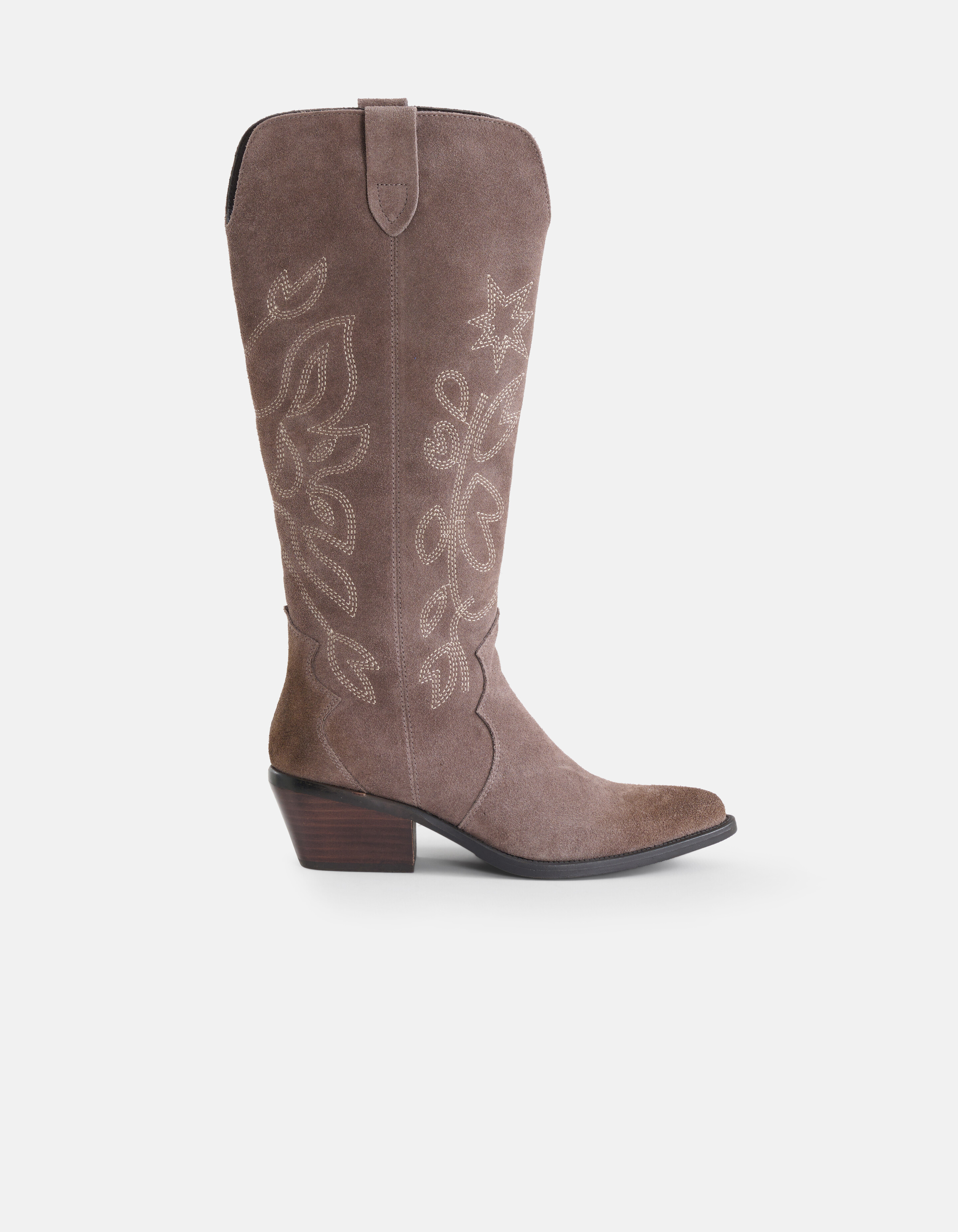 Suede Western Laarzen Taupe SHOEBY SHOES
