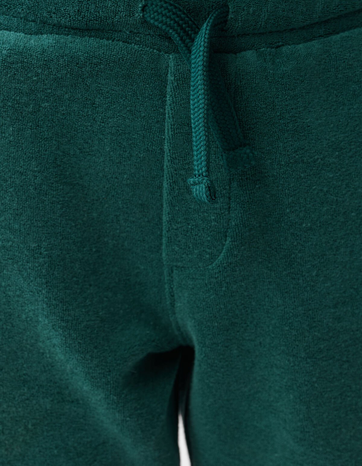 Towling Short Donkergroen SHOEBY BOYS