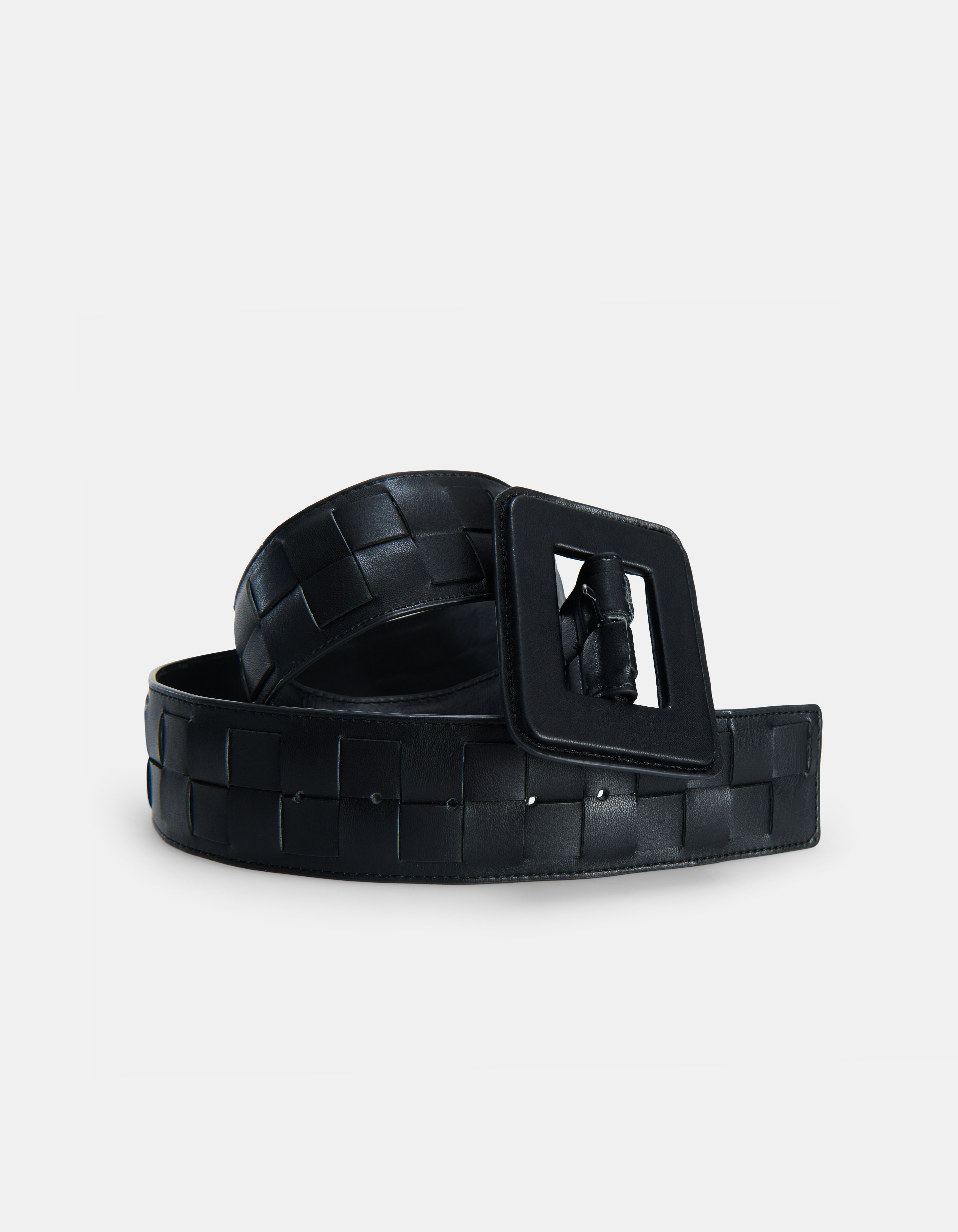 Zwarte Gevlochten Tailleriem SHOEBY ACCESSOIRES