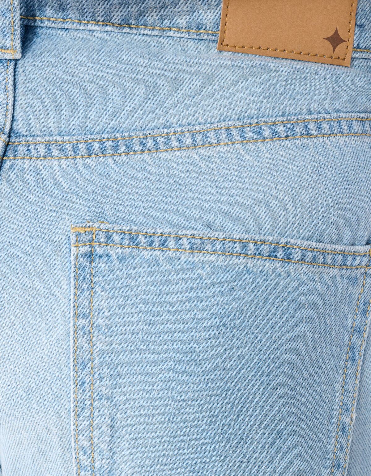 Soft Wide Leg Fit Jeans Bleached SHOEBY WOMEN