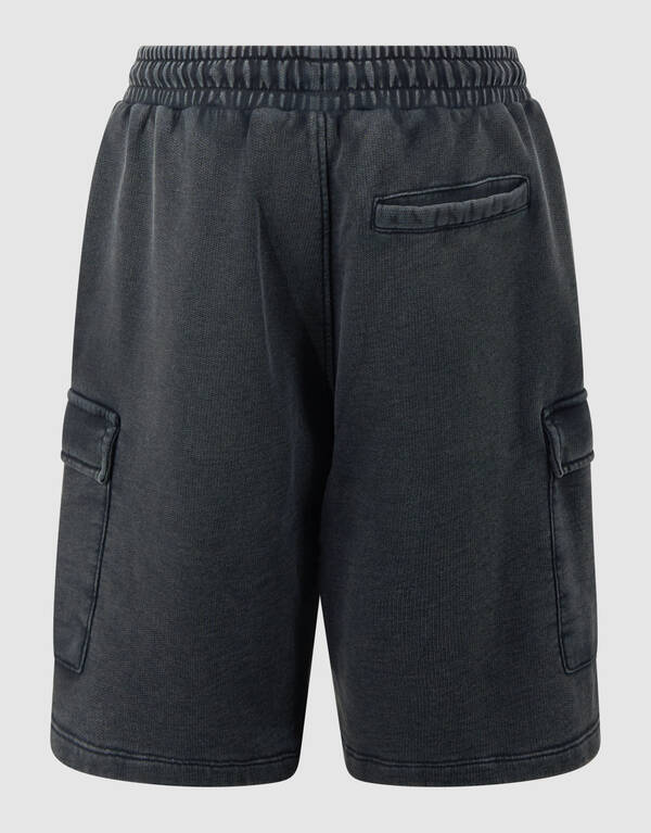 Loose Fit Cargo Short Donkergrijs SHOEBY BOYS