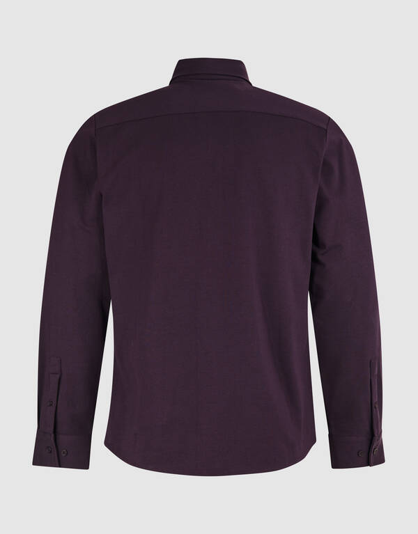 Jersey Overhemd Donkerrood SHOEBY MEN