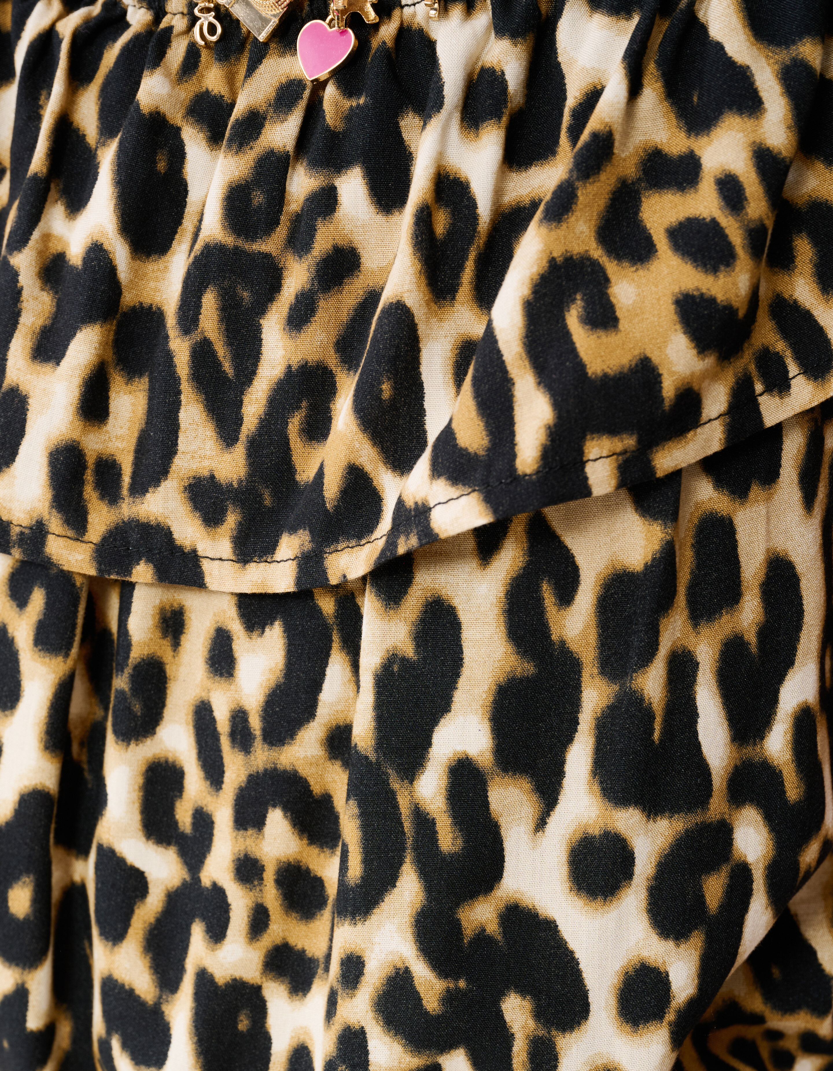 Star Leopard Jumpsuit Lichtbruin SHOEBY GIRLS
