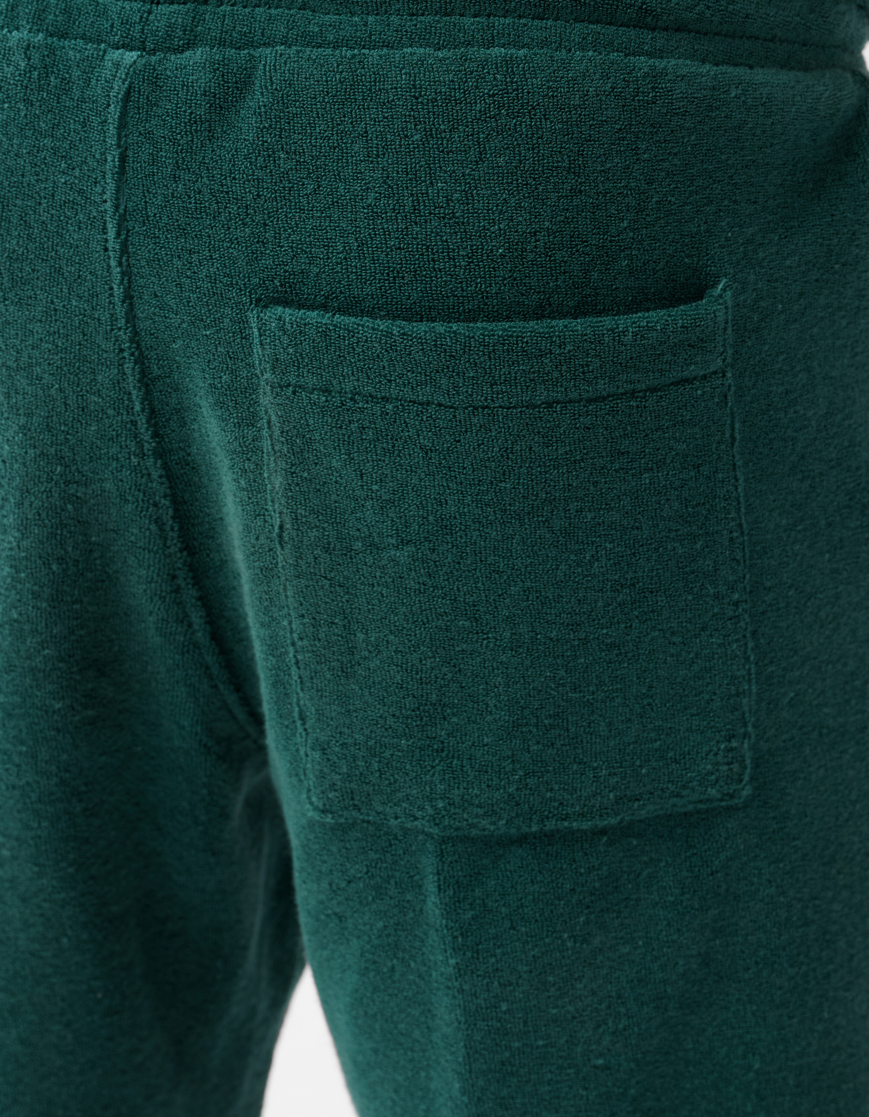 Towling Short Donkergroen SHOEBY BOYS