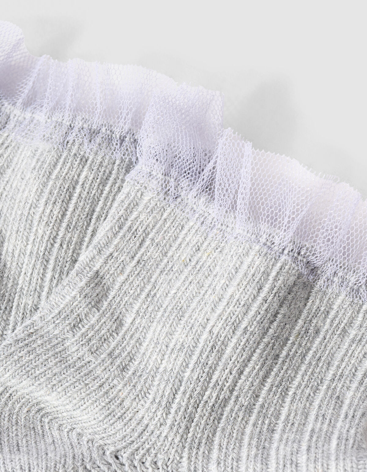 Ruffle Sokken Grijs SHOEBY ACCESSOIRES
