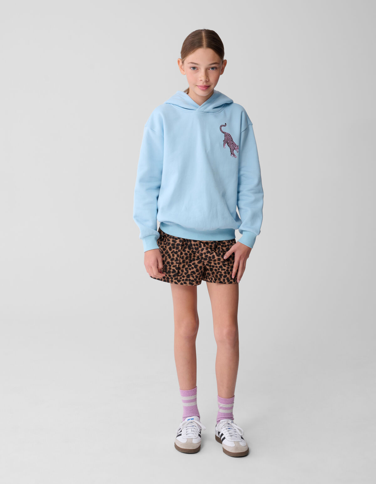 Imagine Artwork Hoodie Lichtblauw SHOEBY GIRLS