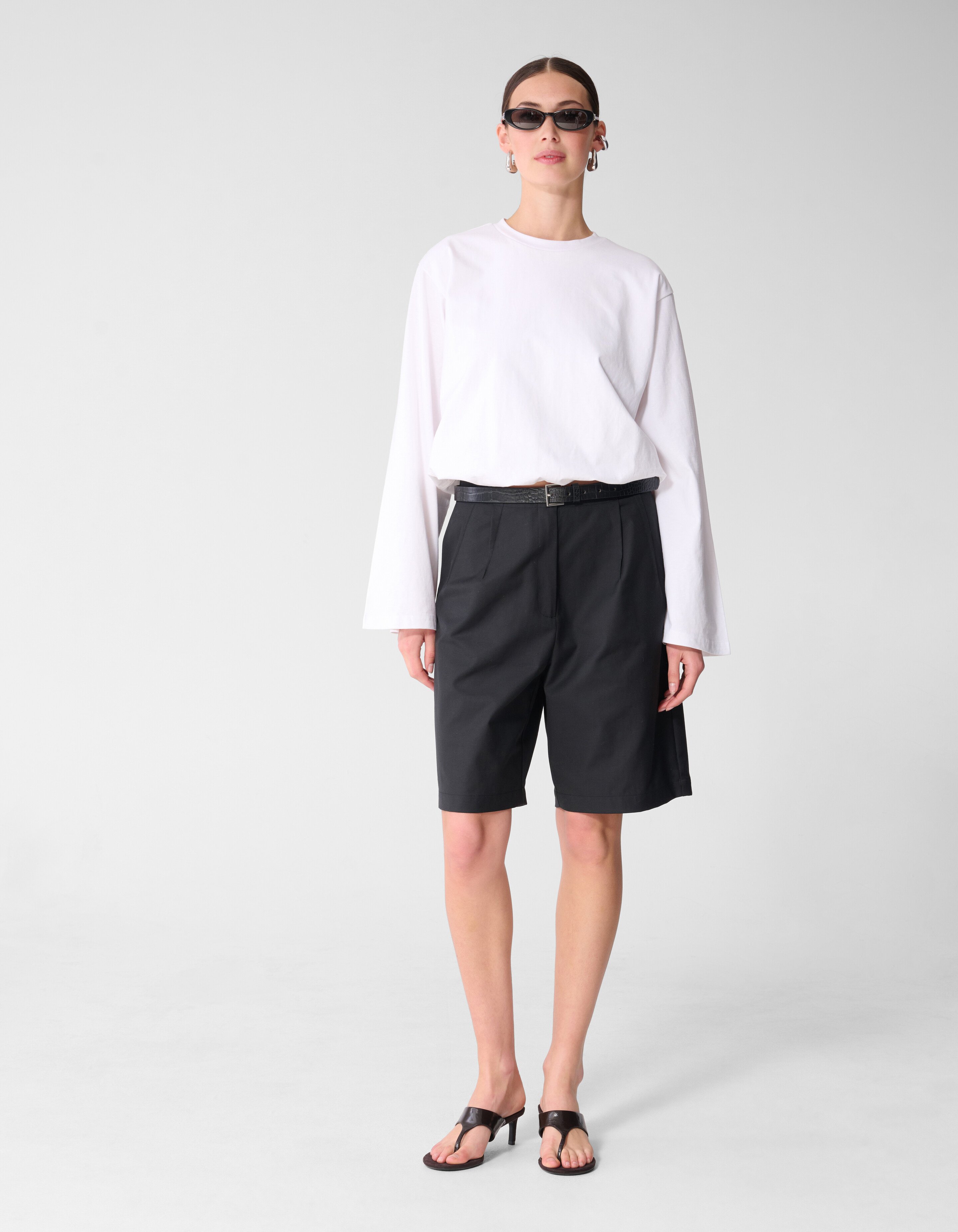 Balloon Longsleeve T-shirt Wit SHOEBY WOMEN