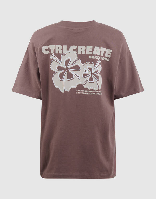 Create Artwork T-shirt Taupe SHOEBY BOYS
