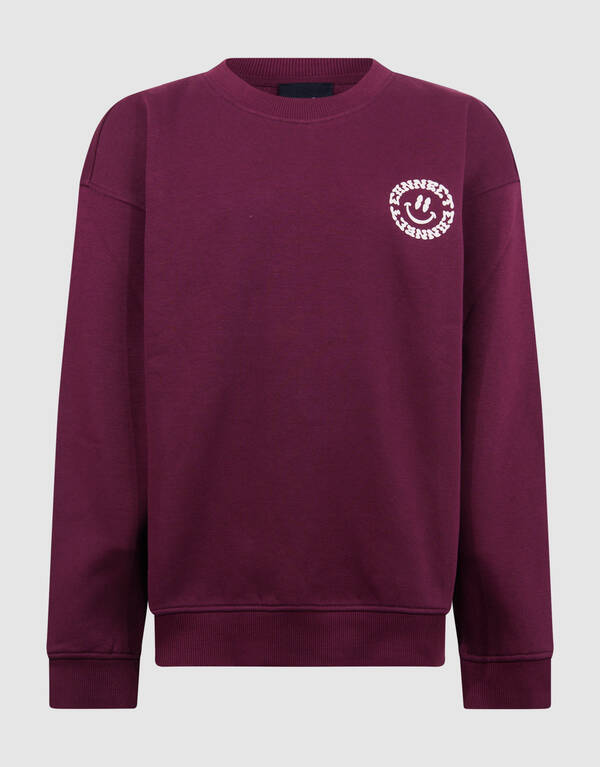 Connect Artwork Sweater Donkerrood SHOEBY BOYS