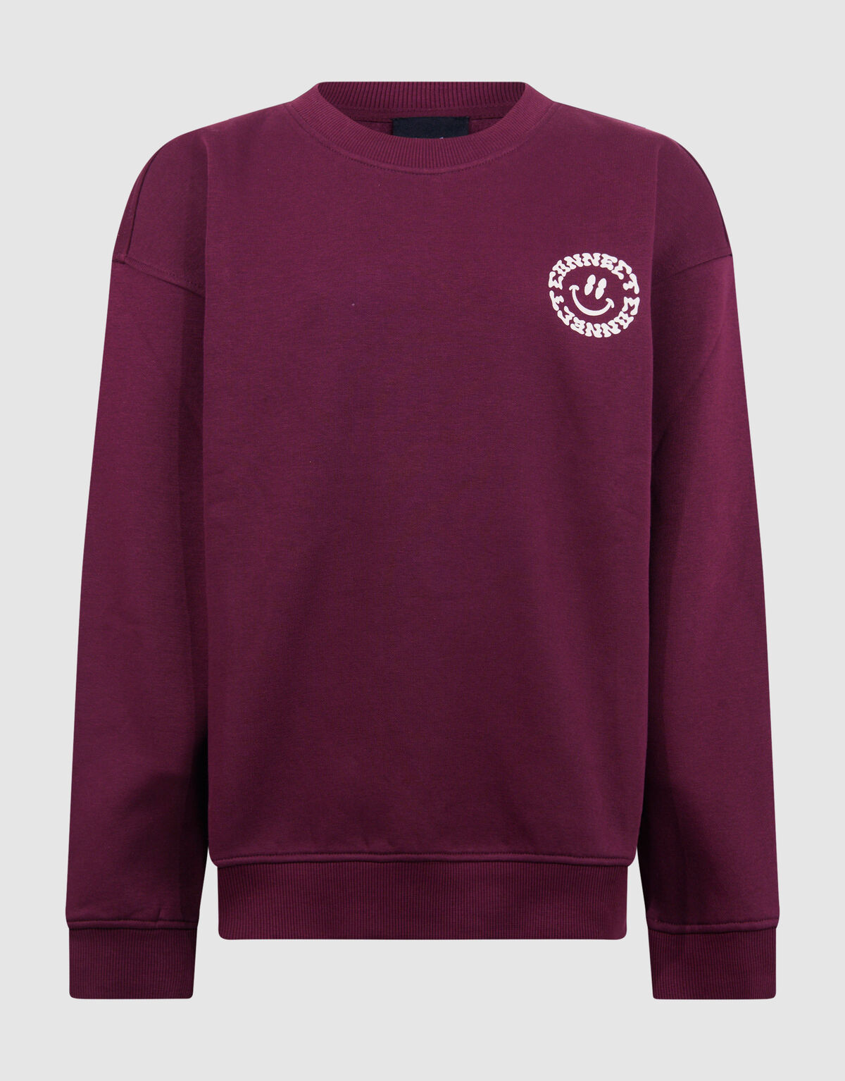 Connect Artwork Sweater Donkerrood SHOEBY BOYS