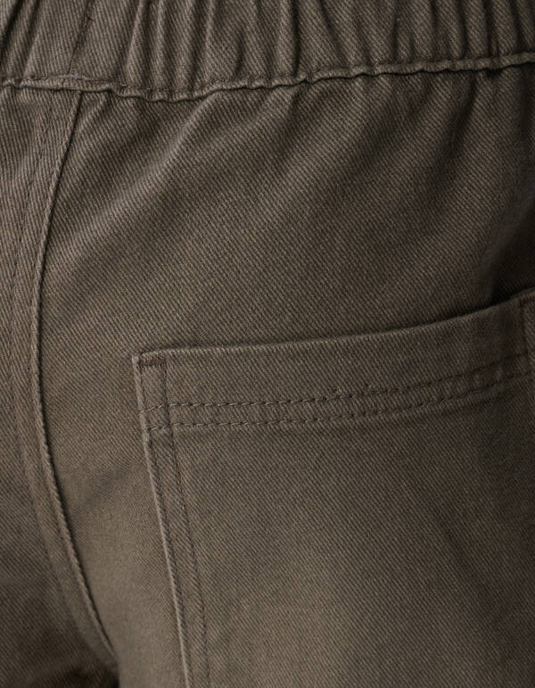 Twill Barrel Fit Broek Donkergroen SHOEBY BOYS