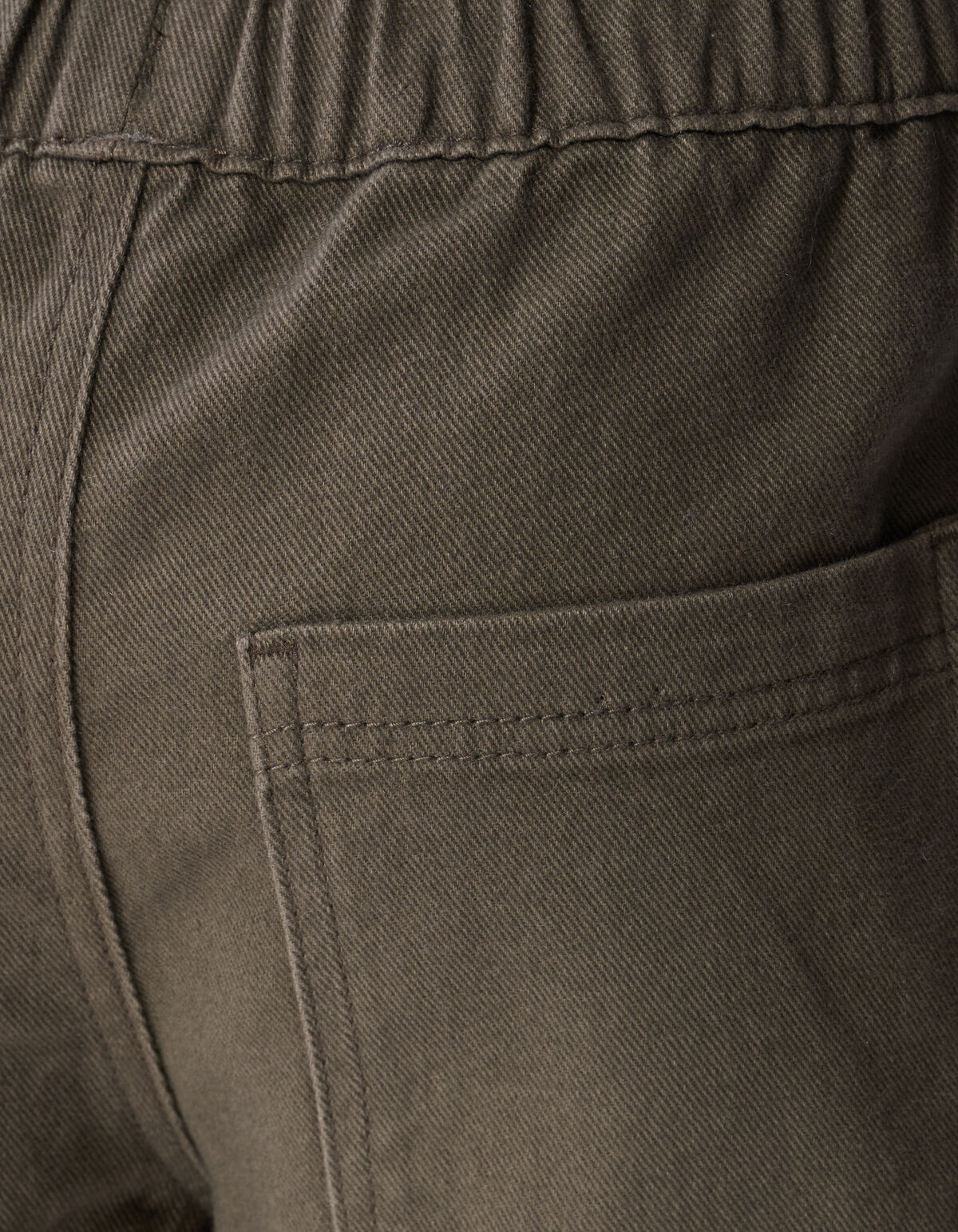 Twill Barrel Fit Broek Donkergroen SHOEBY BOYS