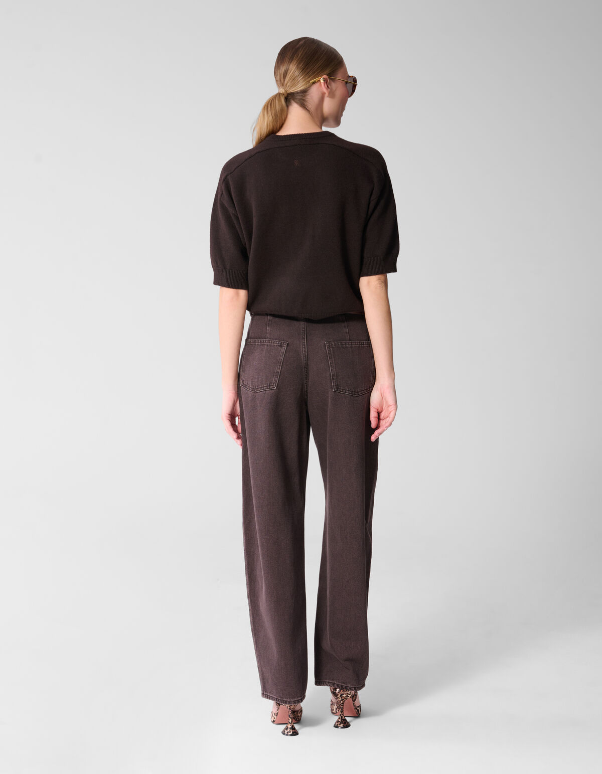 Barrel Fit Jeans Donkerbruin By Mieke SHOEBY WOMEN