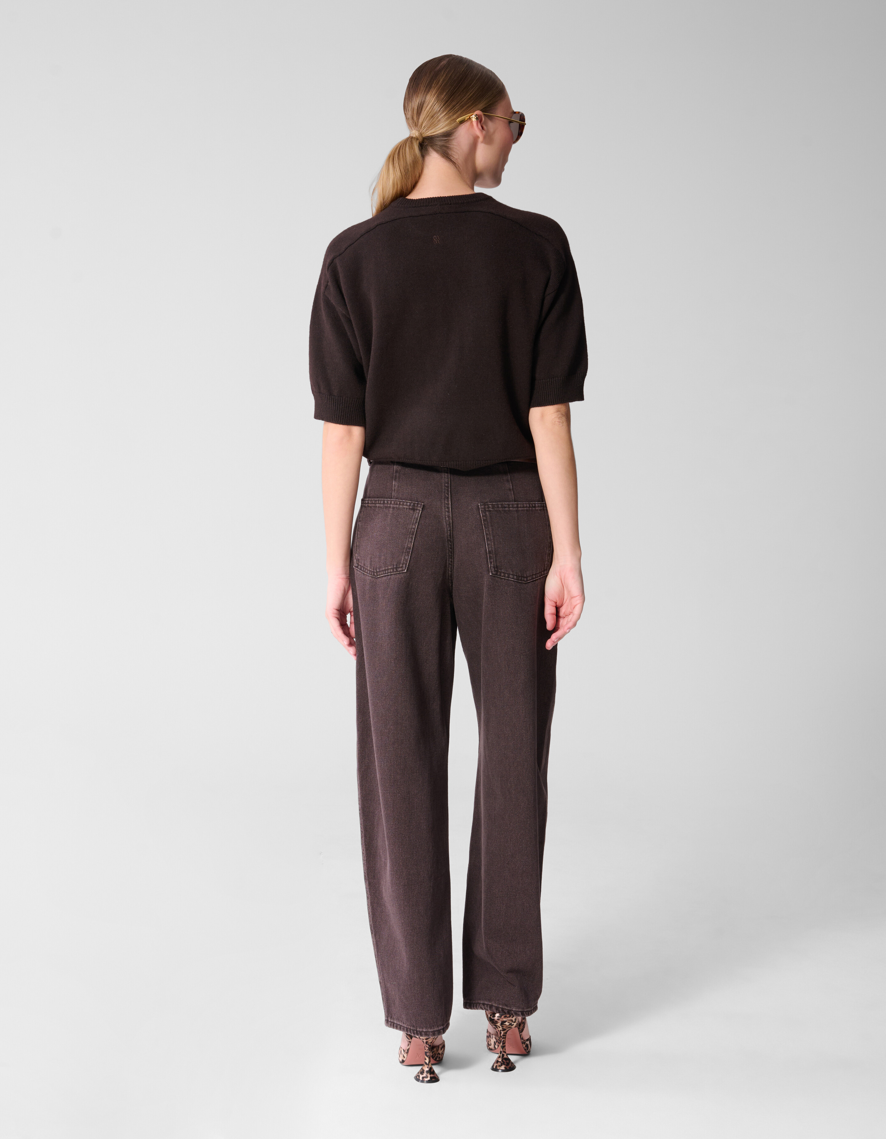 Barrel Fit Jeans Donkerbruin By Mieke SHOEBY WOMEN