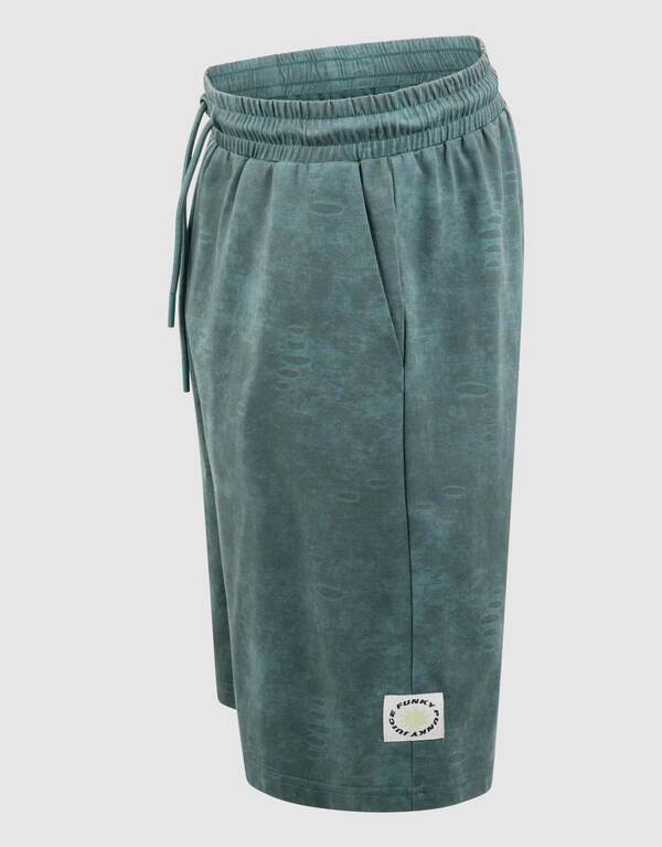 Washed Short Groen SHOEBY BOYS