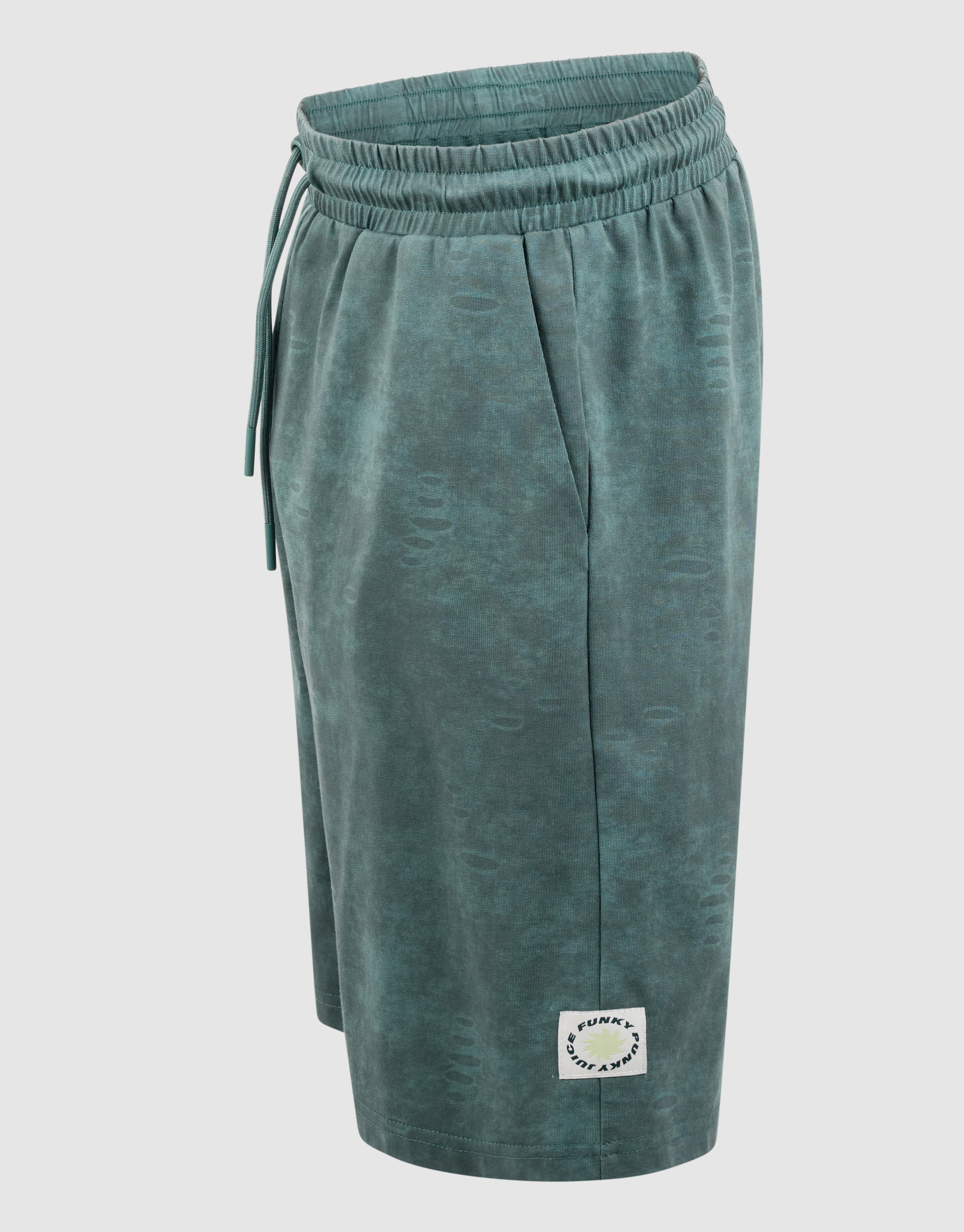 Washed Short Groen SHOEBY BOYS