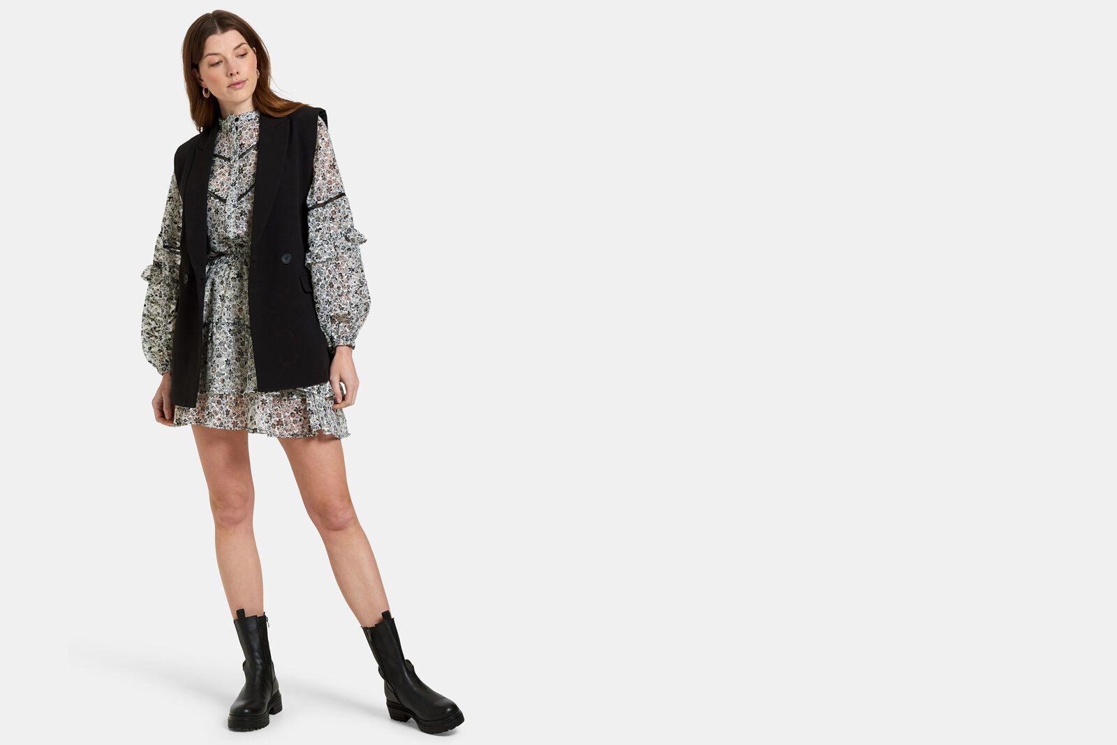 Spice Mouwloze Blazer