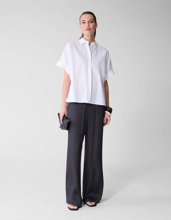 Satijnen Broek Donkergrijs By Lonneke SHOEBY WOMEN