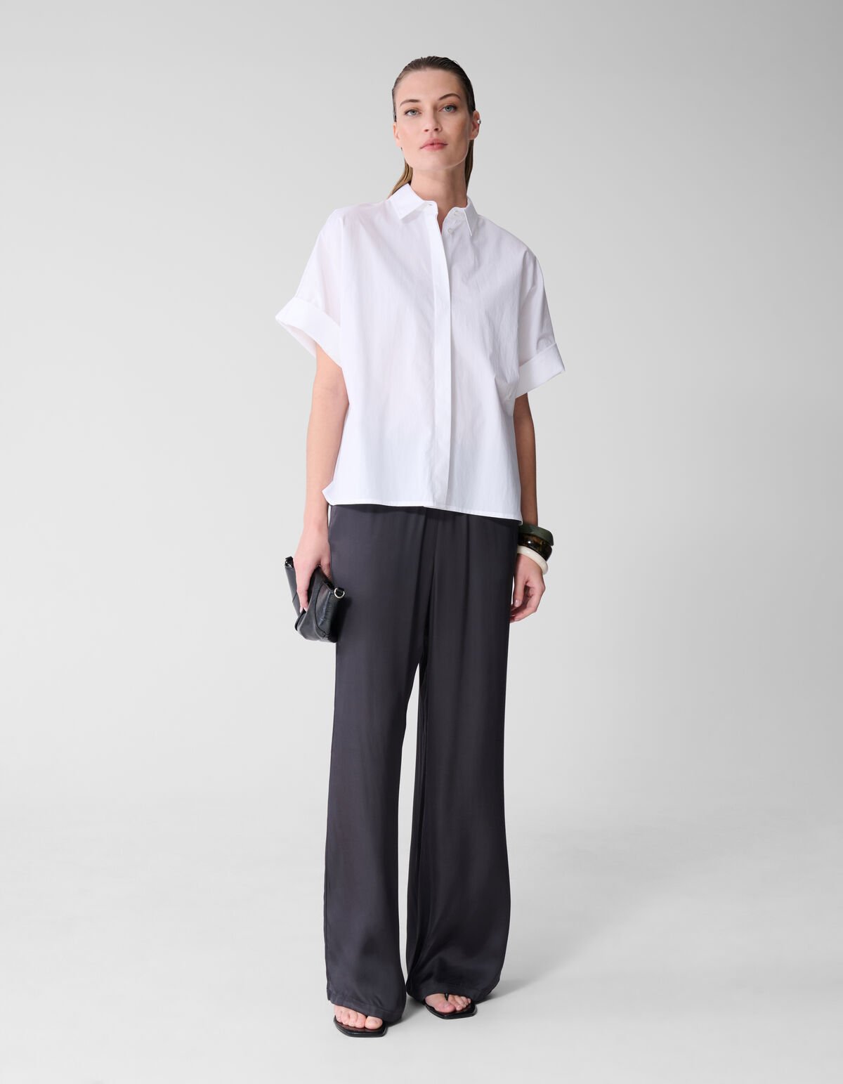 Satijnen Broek Donkergrijs By Lonneke SHOEBY WOMEN