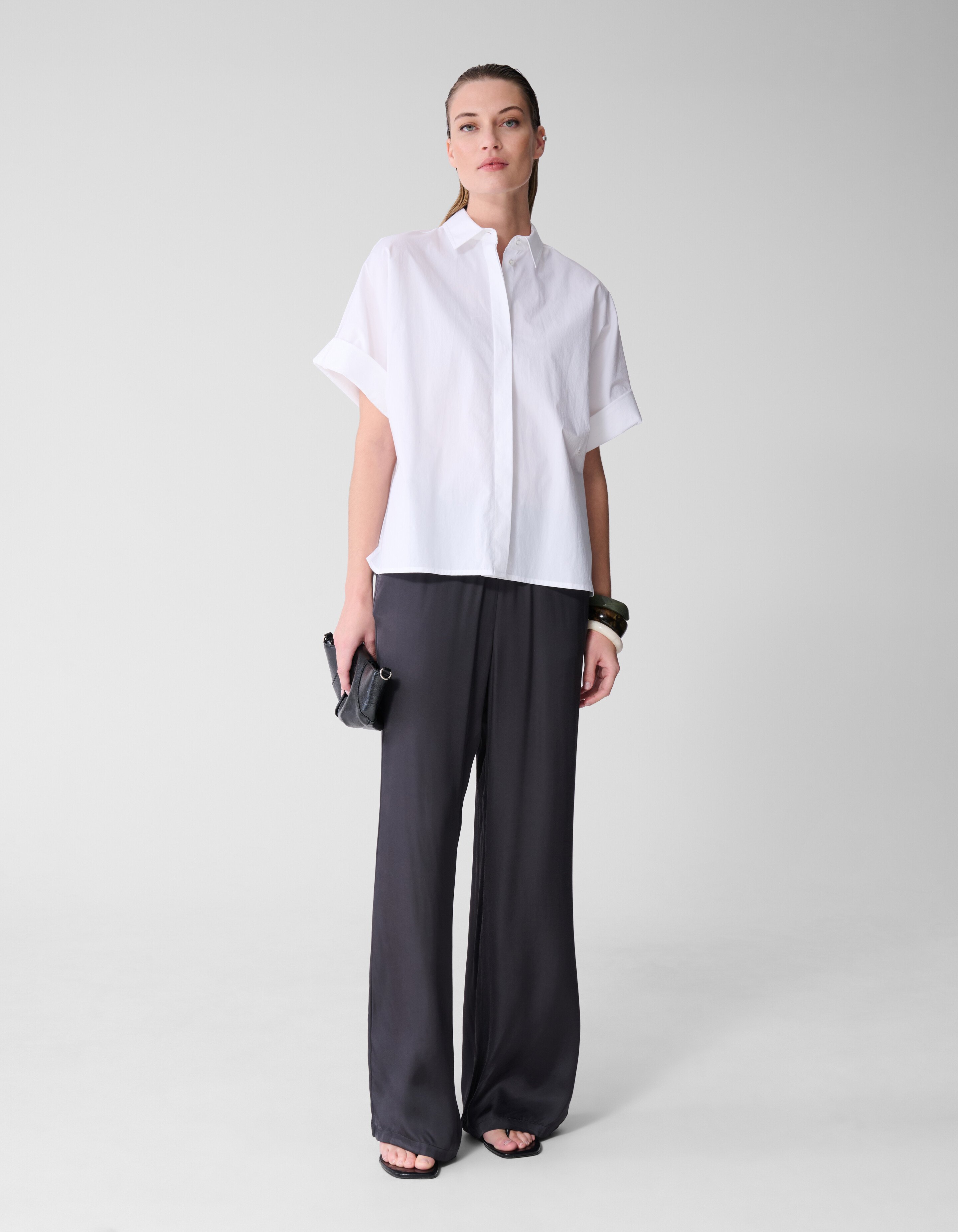 Satijnen Broek Donkergrijs By Lonneke SHOEBY WOMEN