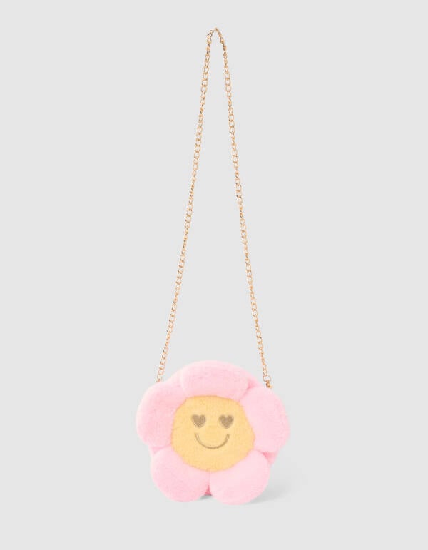 Fur Bloem Tas Lichtroze SHOEBY ACCESSOIRES