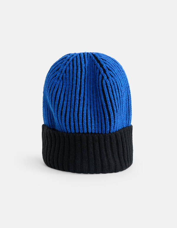 Colorblock Beanie Blauw SHOEBY ACCESSOIRES