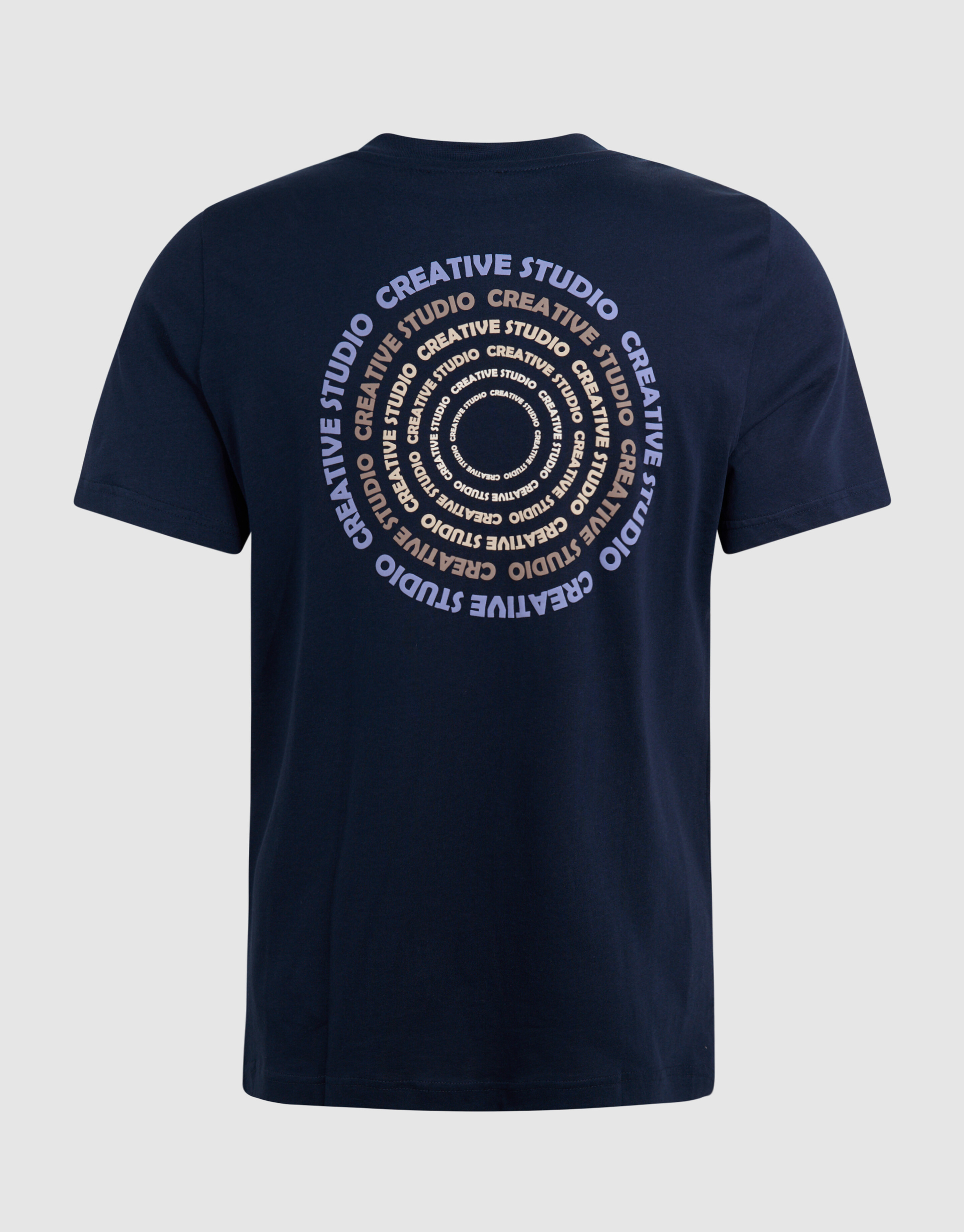 Cirkle Artwork T-shirt Donkerblauw SHOEBY MEN