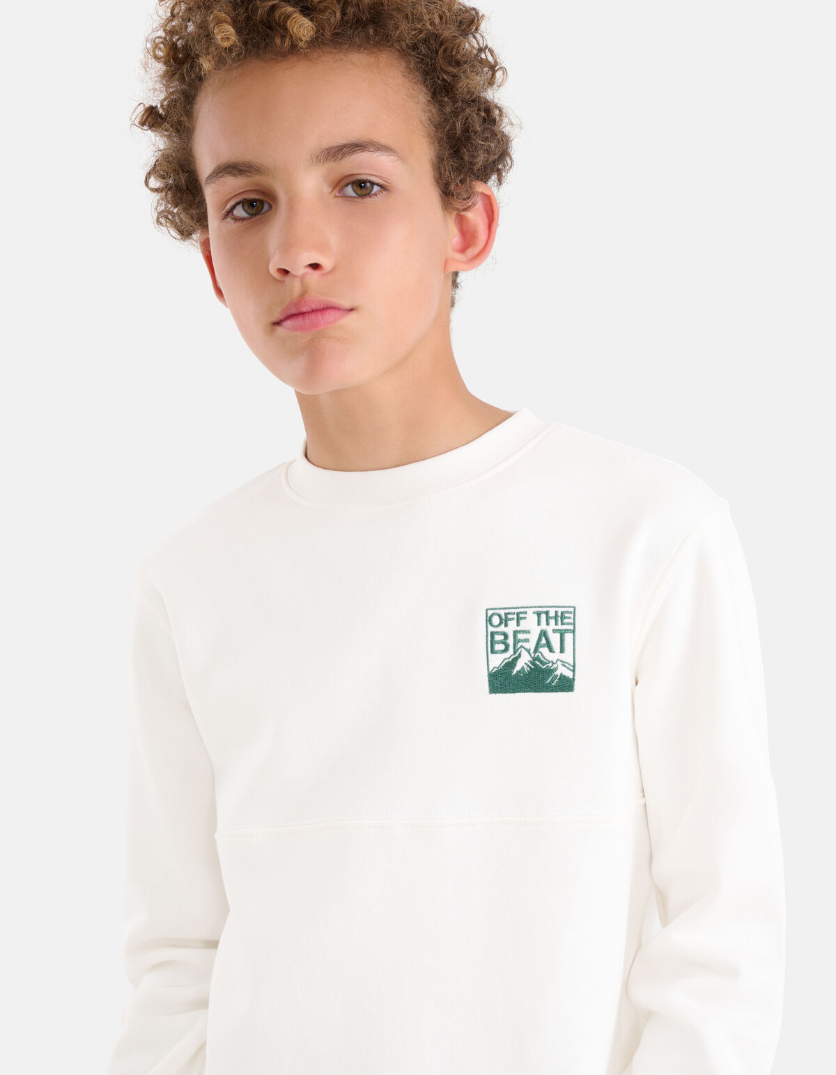 Embroidery Sweater Gebroken Wit SHOEBY BOYS