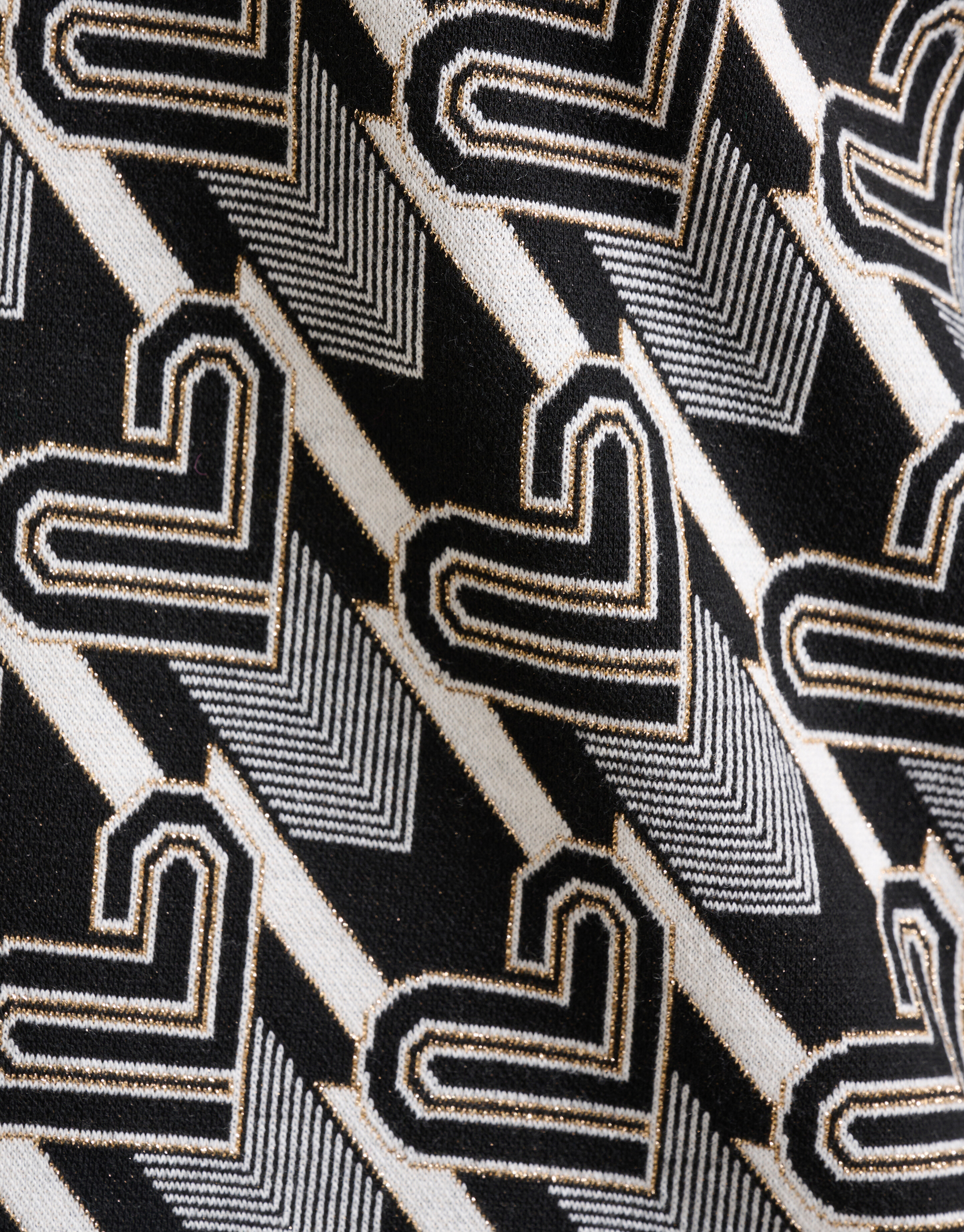 Monogram Top Zwart/Wit SHOEBY WOMEN