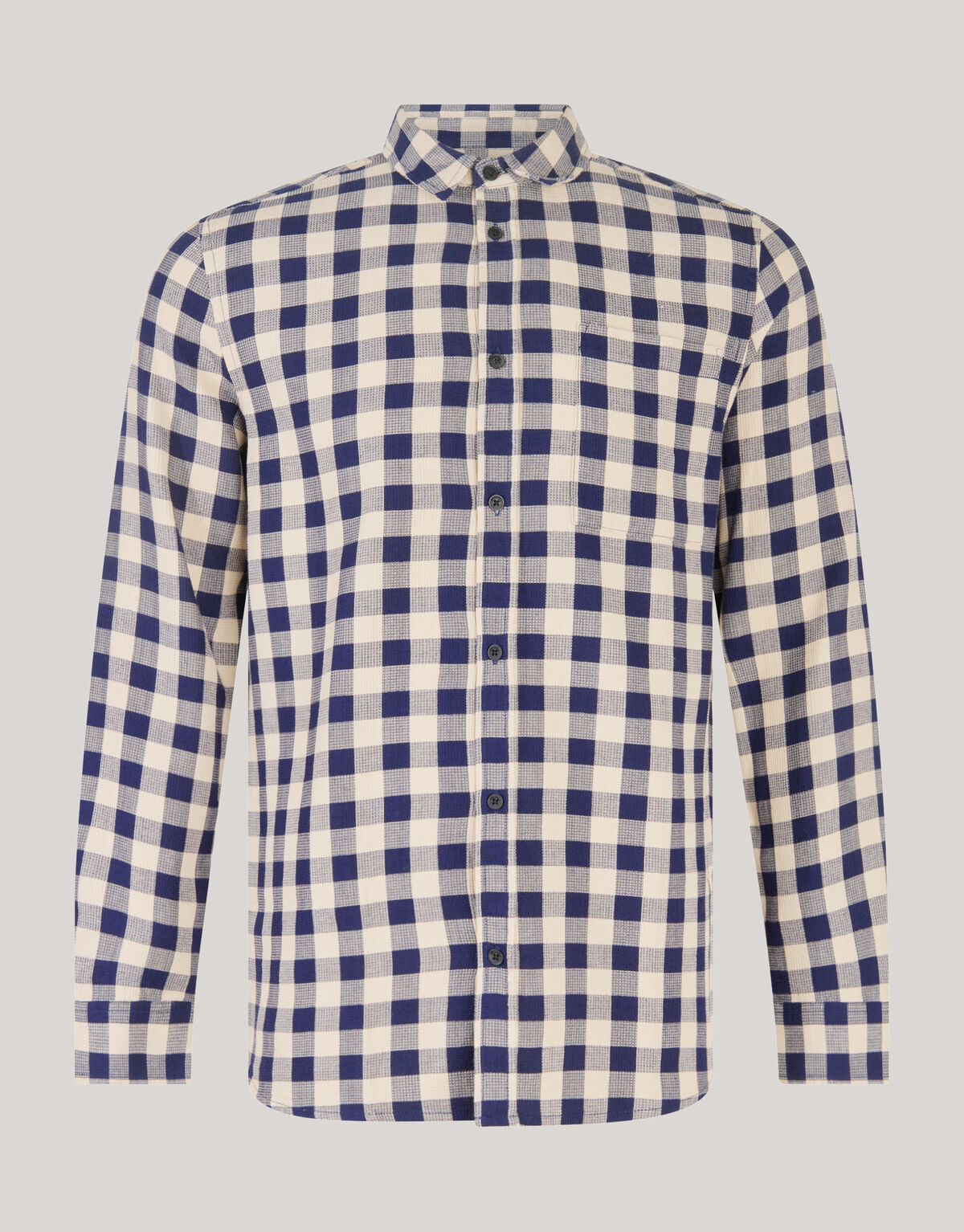 Geblokt Overhemd Donkerblauw SHOEBY MEN
