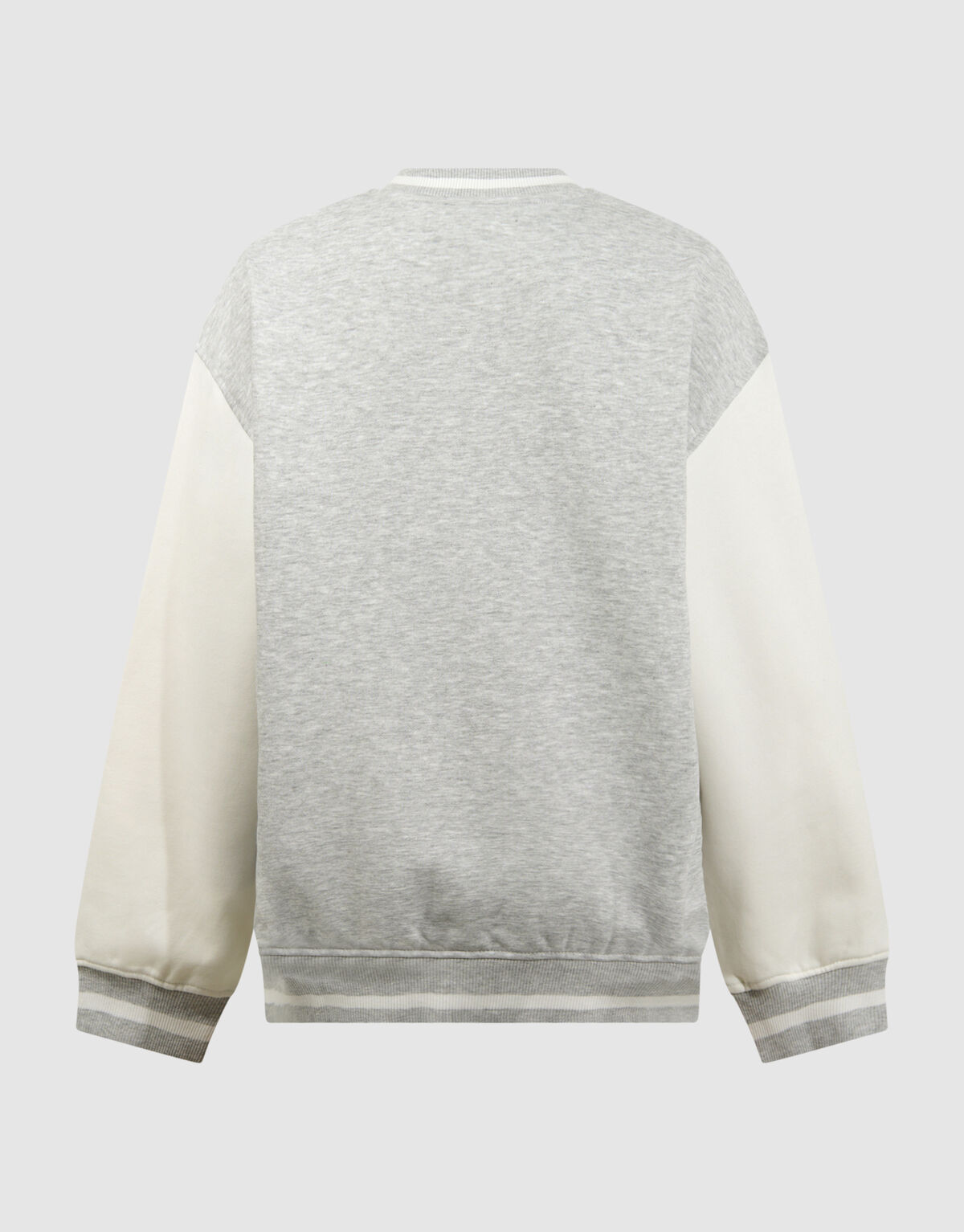 Varsity Bomber Sweat Jack Lichtgrijs SHOEBY BOYS