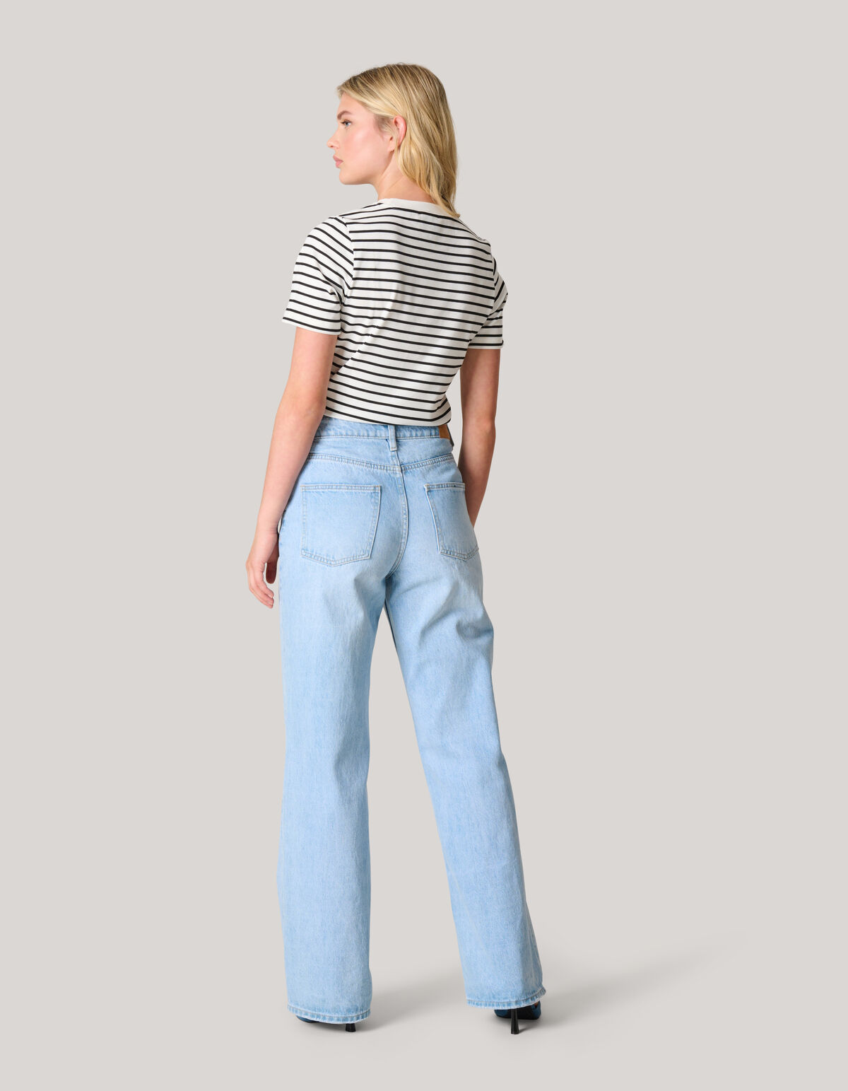 Shoeby Logo T-shirt Gestreept SHOEBY WOMEN