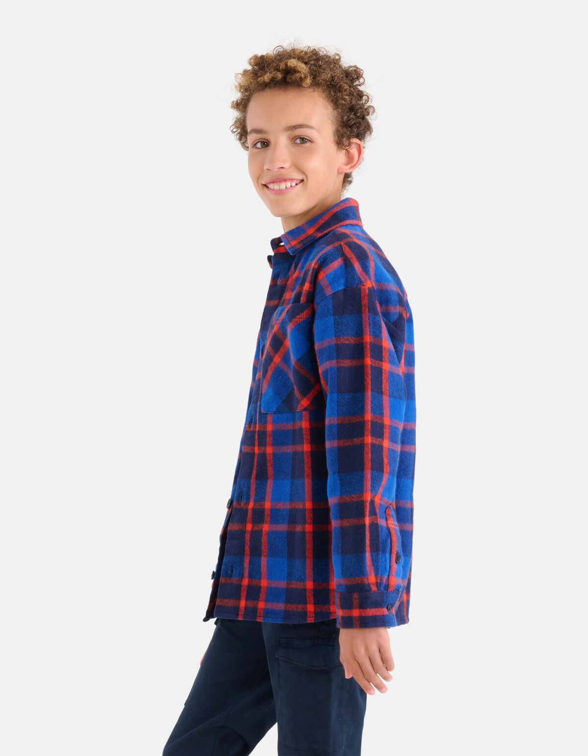 Ruiten Overshirt Blauw SHOEBY BOYS