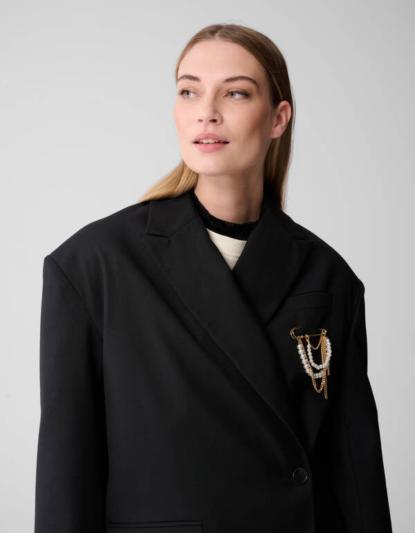 Parel Chain Broche Goud SHOEBY ACCESSOIRES