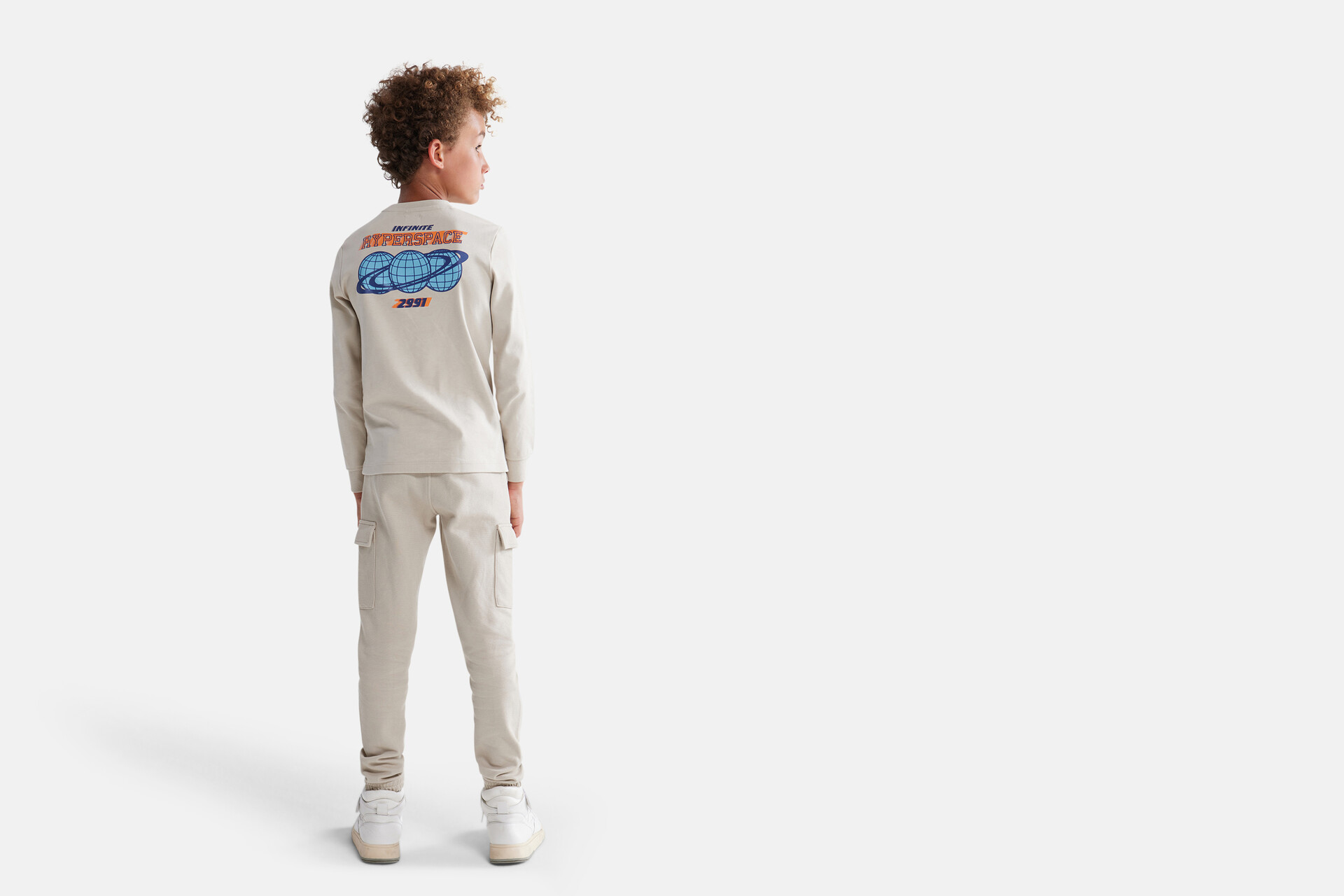 Patch T-shirt Beige SHOEBY BOYS
