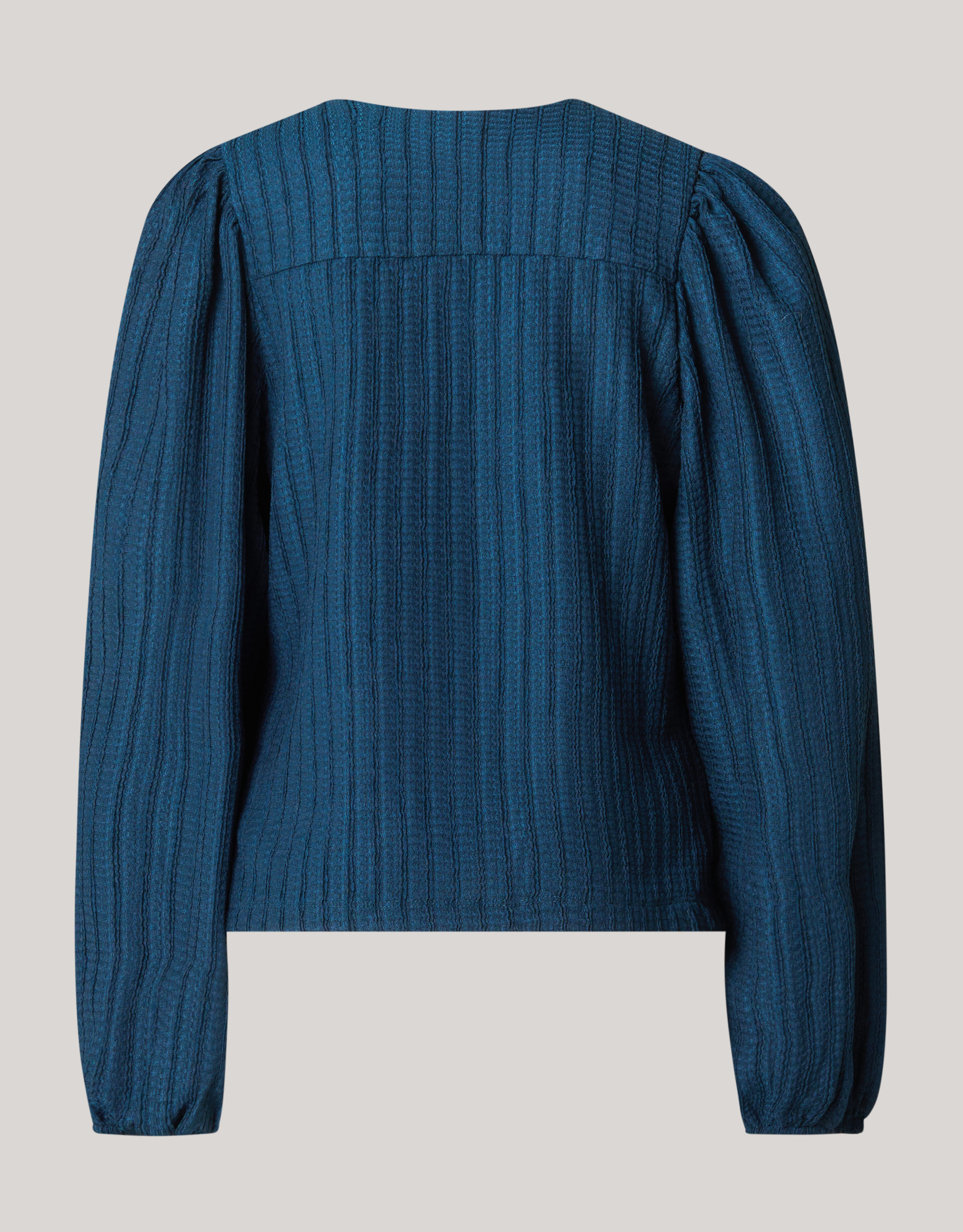 Crinkle Longsleeve Donkerblauw SHOEBY WOMEN