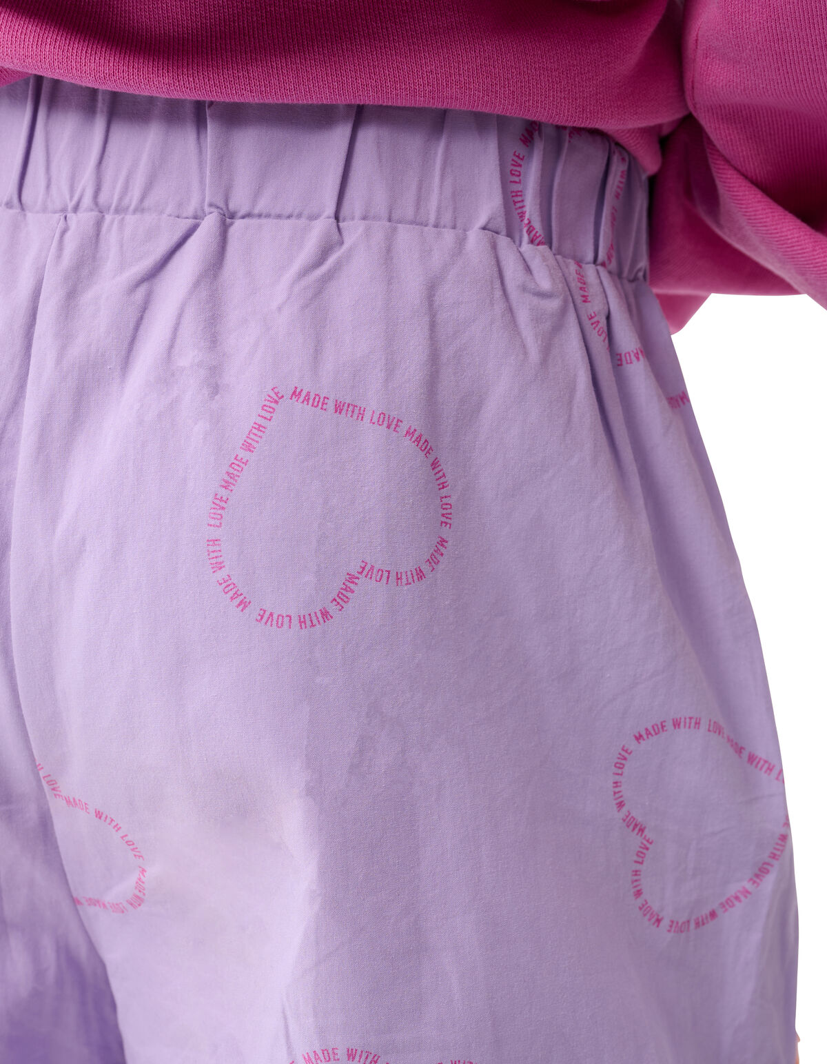 Printed Tape Short Lichtpaars SHOEBY GIRLS