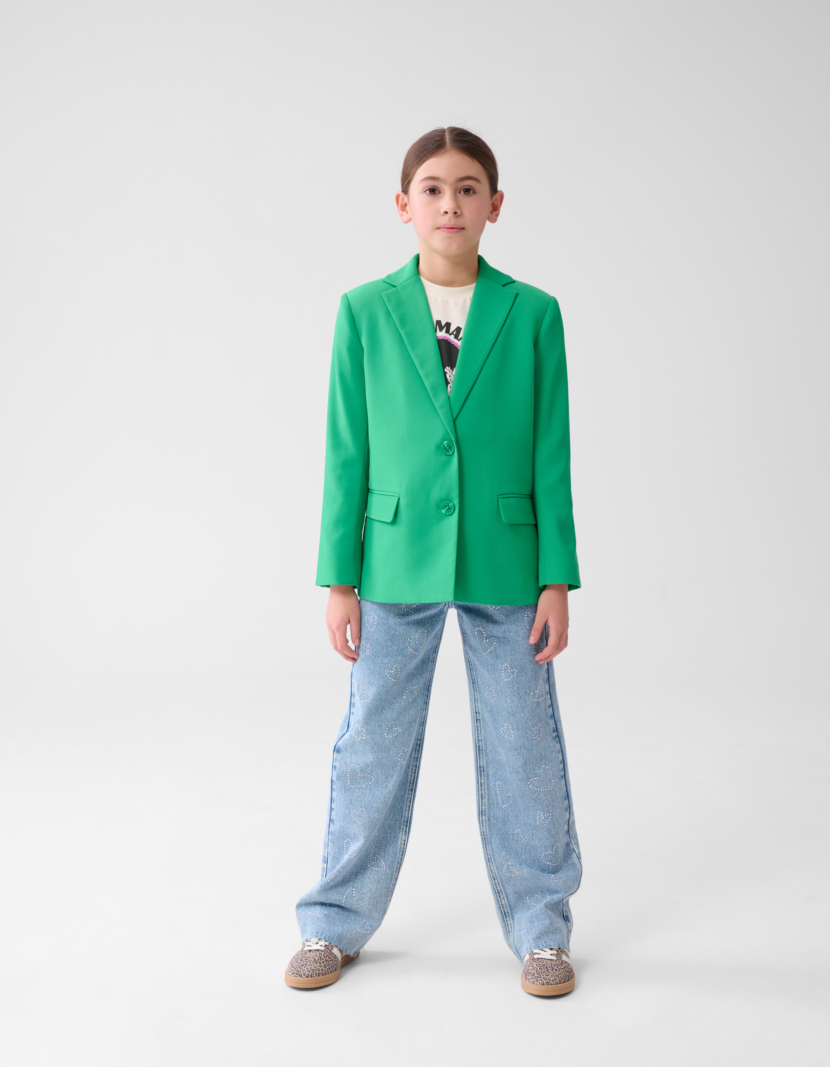 Basis Blazer Groen SHOEBY GIRLS