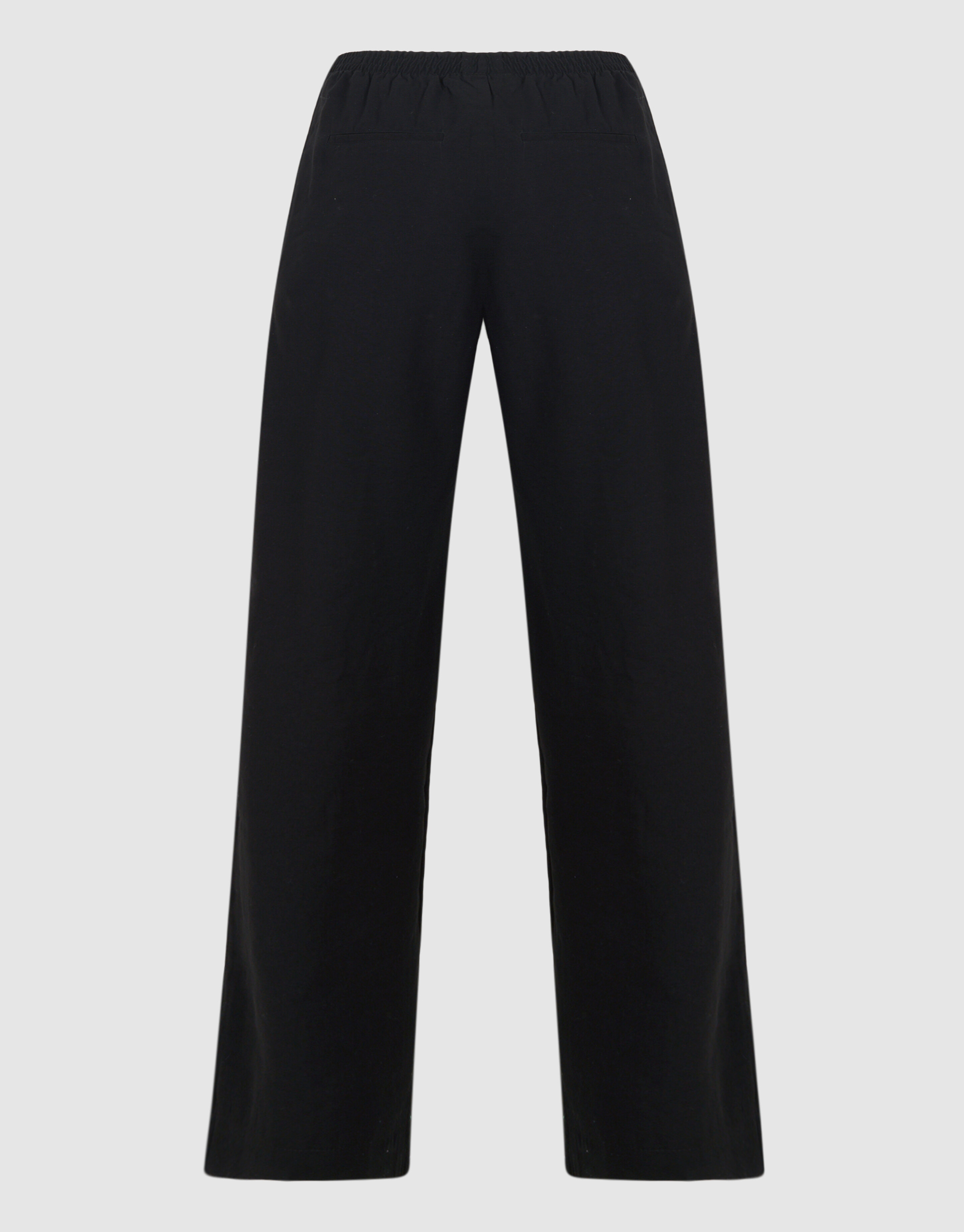 Sporty Wide Leg Broek Zwart SHOEBY WOMEN