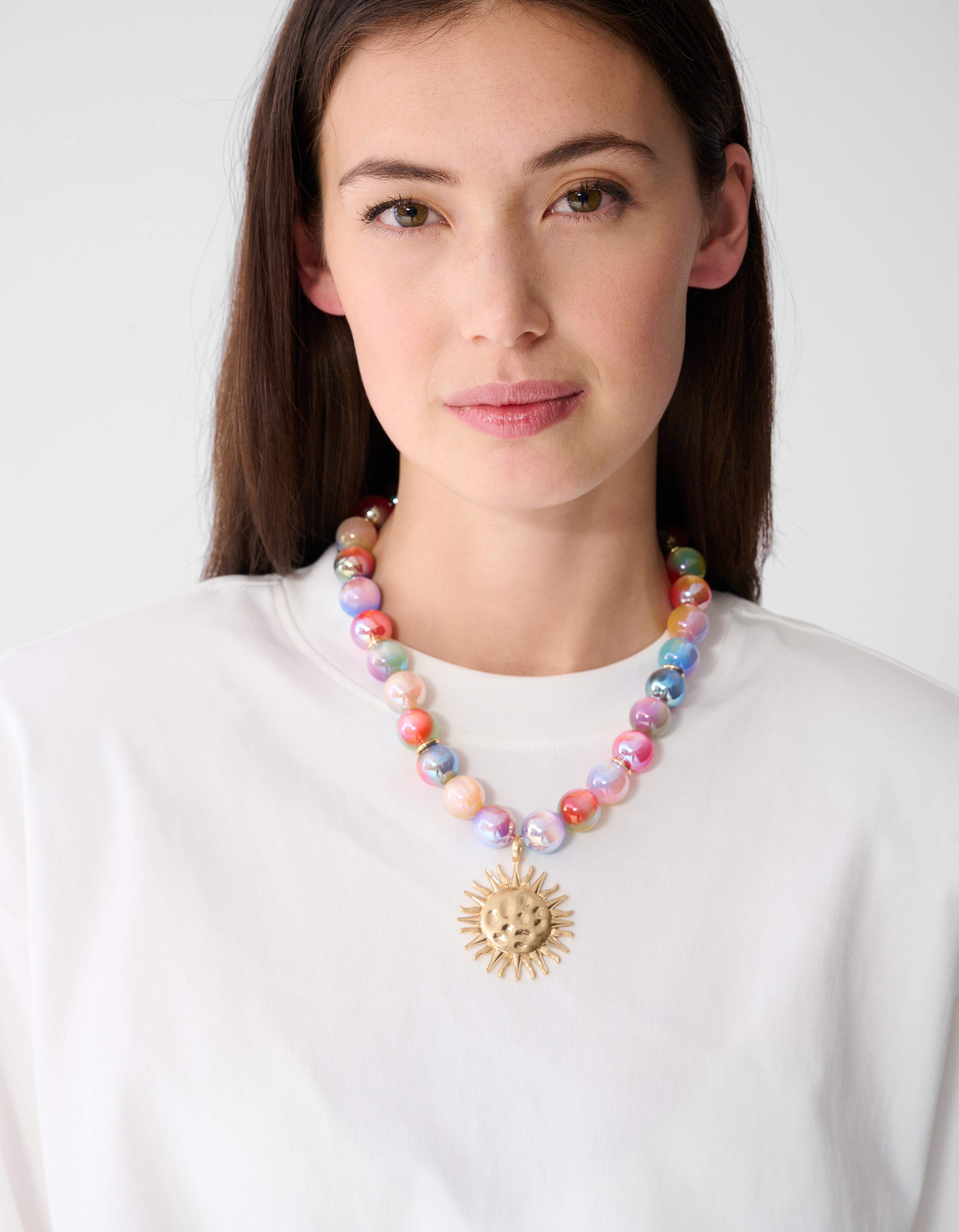 Beaded Sun Ketting Multi SHOEBY ACCESSOIRES