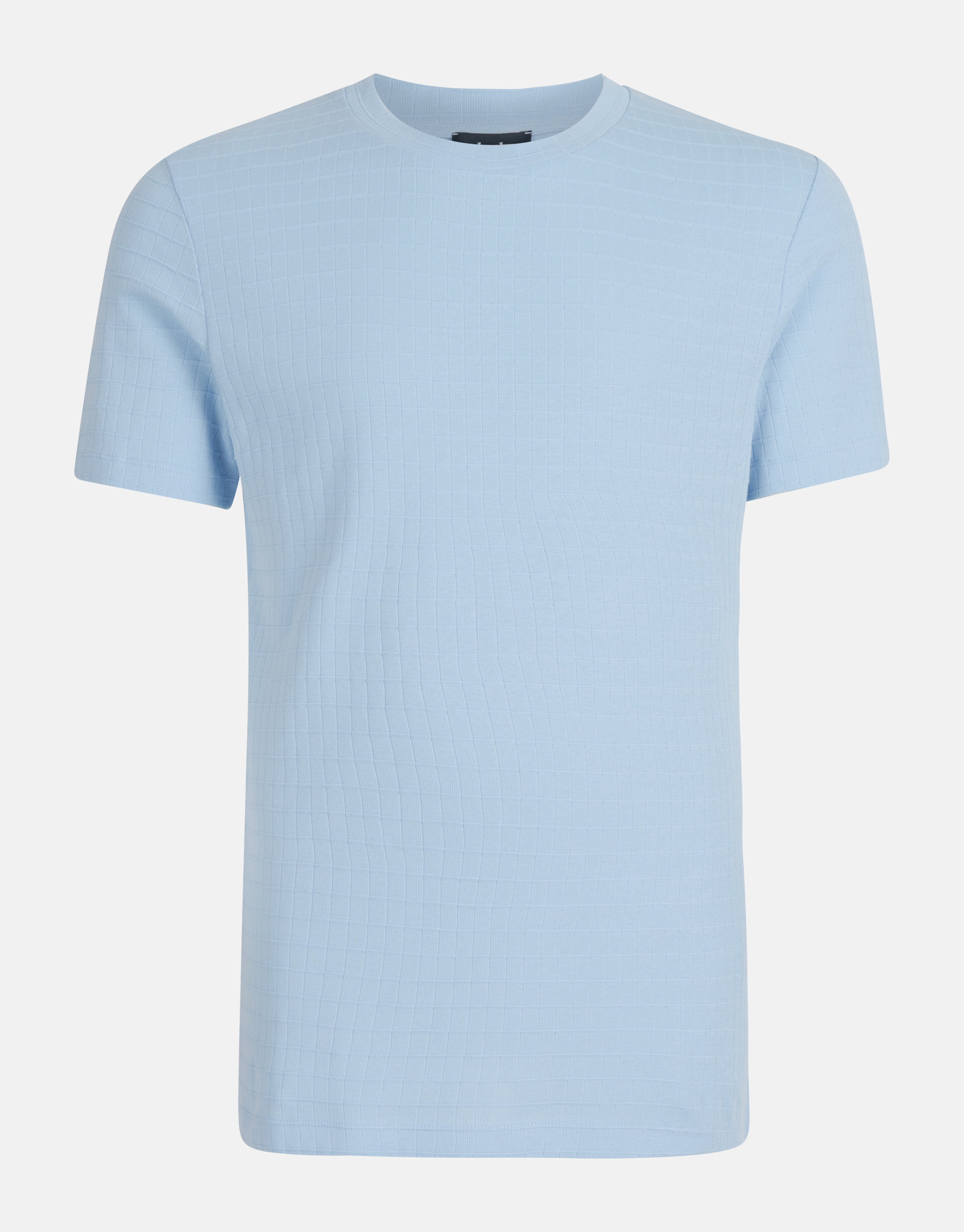 Structuur T-shirt Lichtblauw SHOEBY MEN