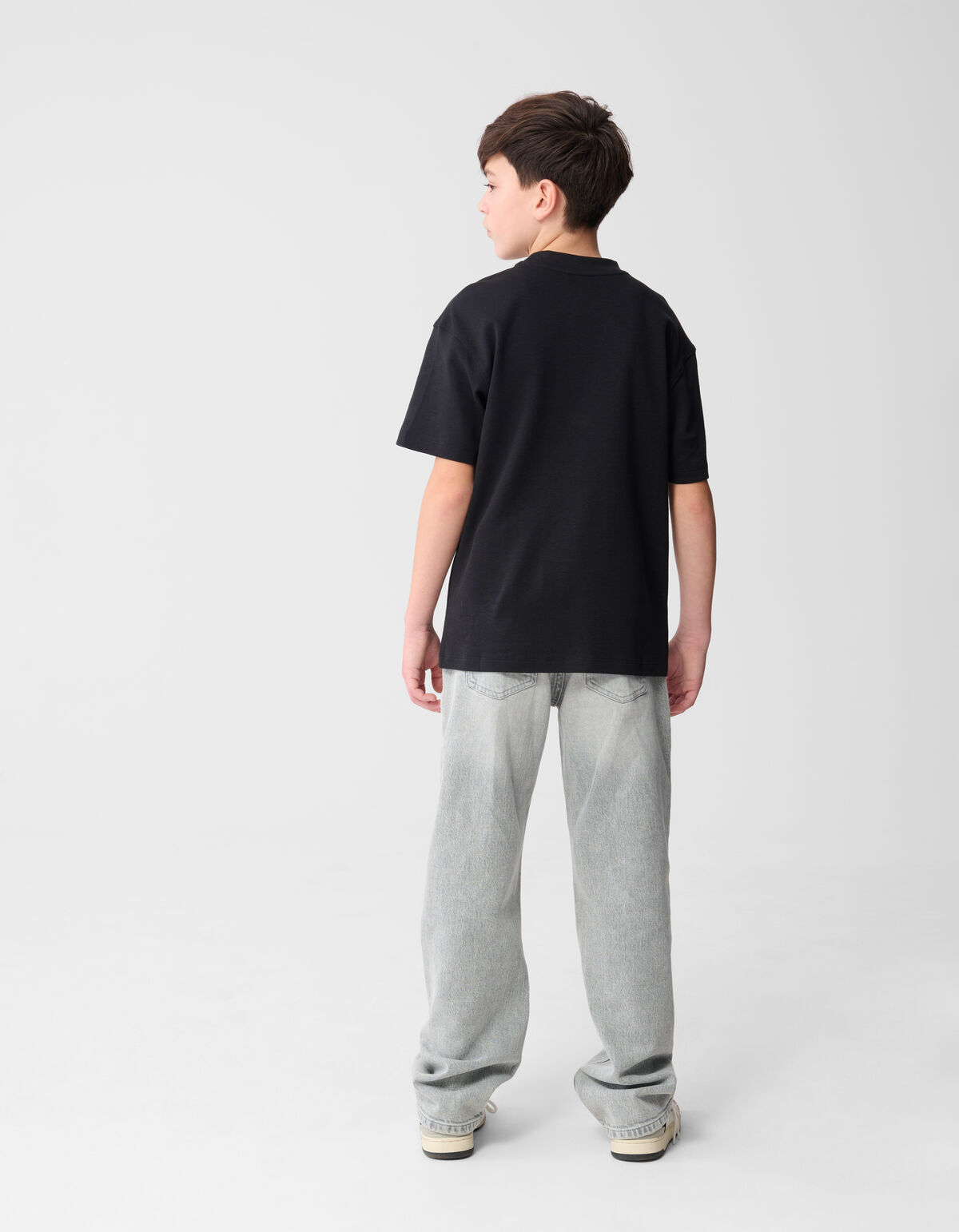 Label T-shirt Zwart SHOEBY BOYS