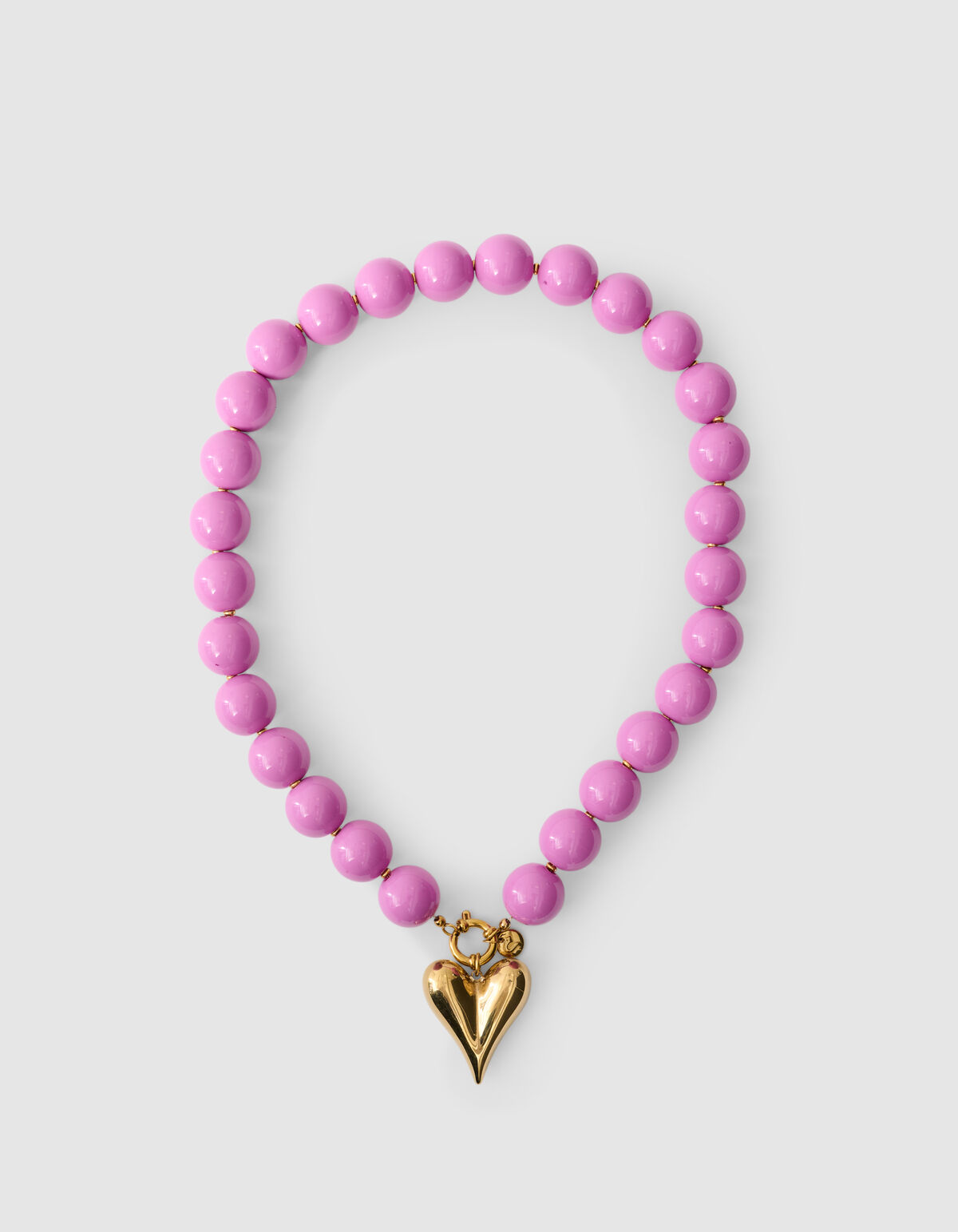 Beaded Ketting Paars SHOEBY ACCESSOIRES